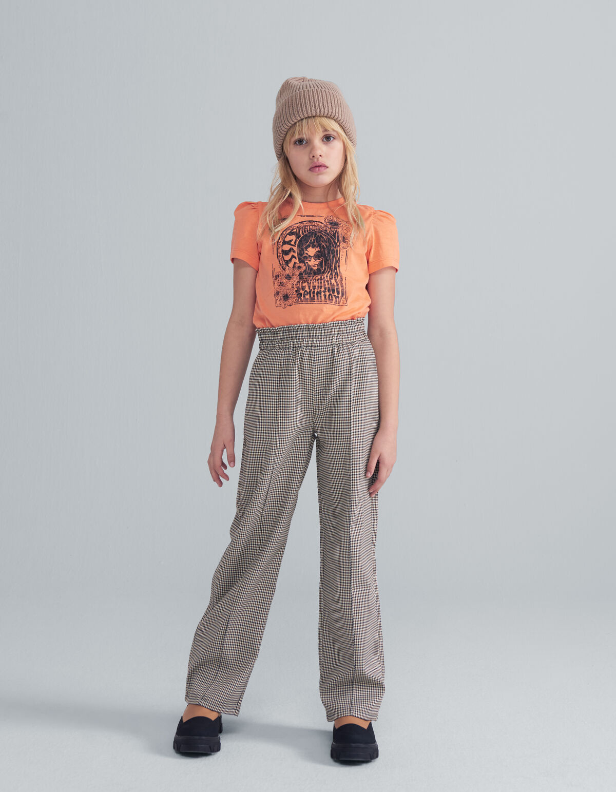 Leopard Girl T-shirt Oranje JILL&MITCH
