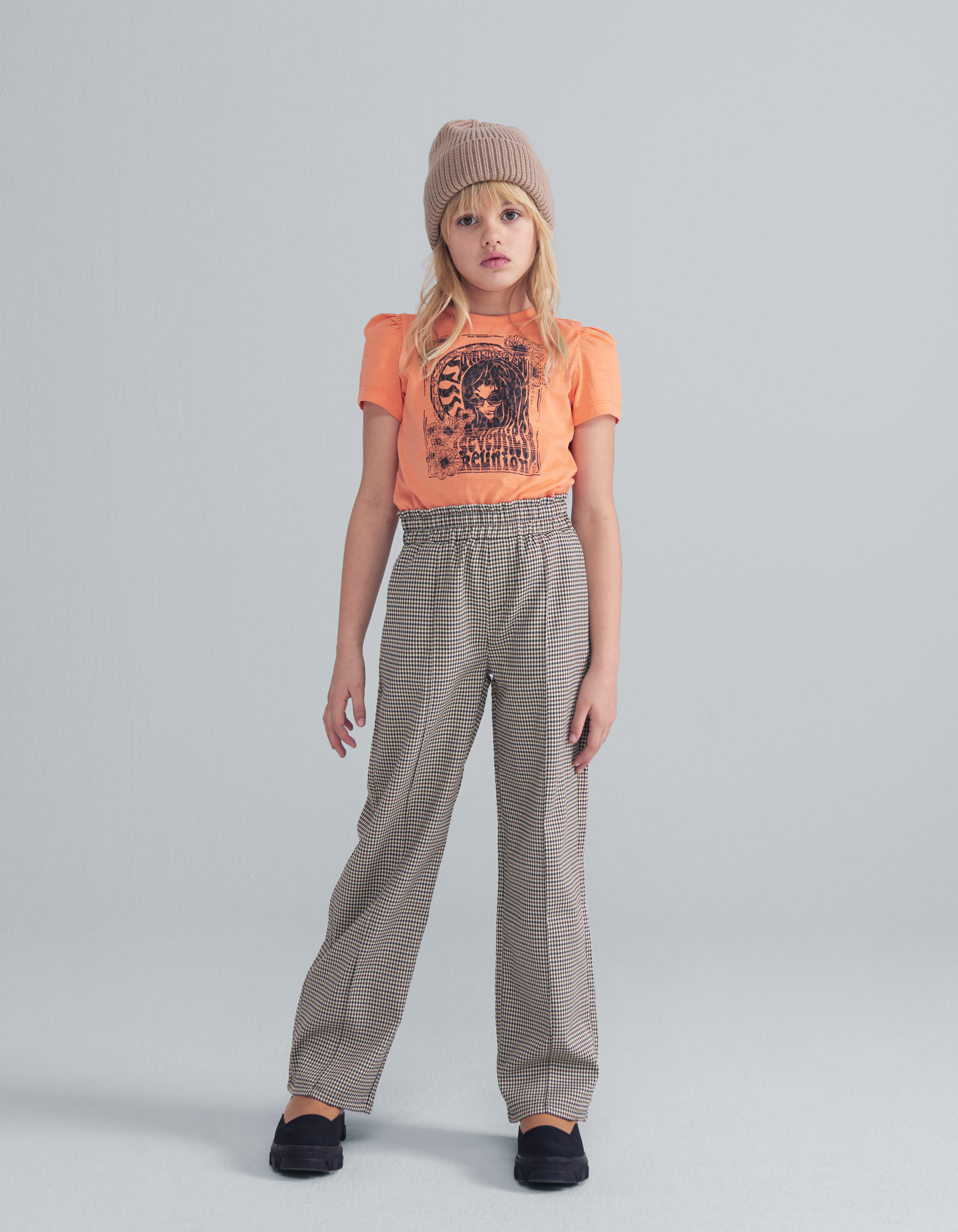 Leopard Girl T-shirt Oranje JILL&MITCH