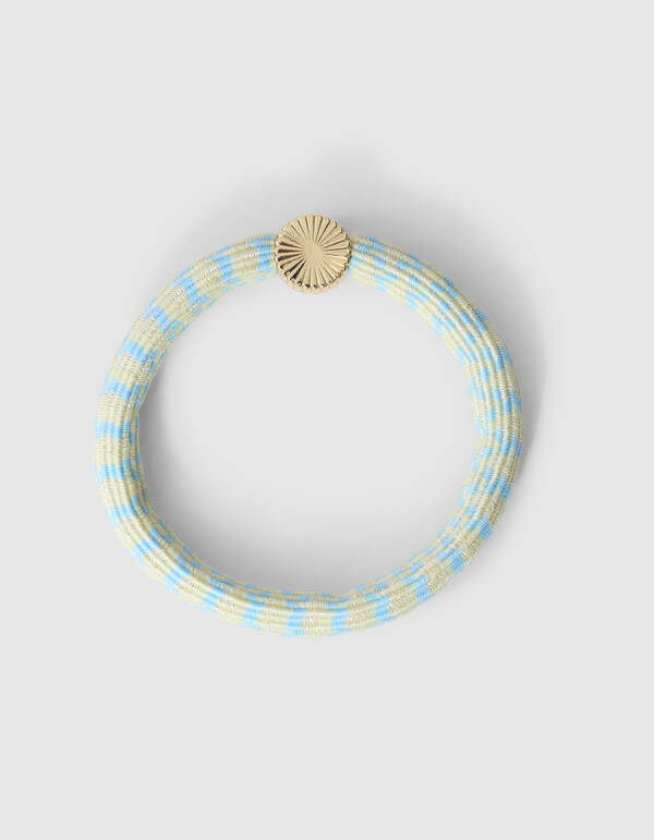 Charm Lurex Haarelastiek Lichtgeel SHOEBY ACCESSOIRES