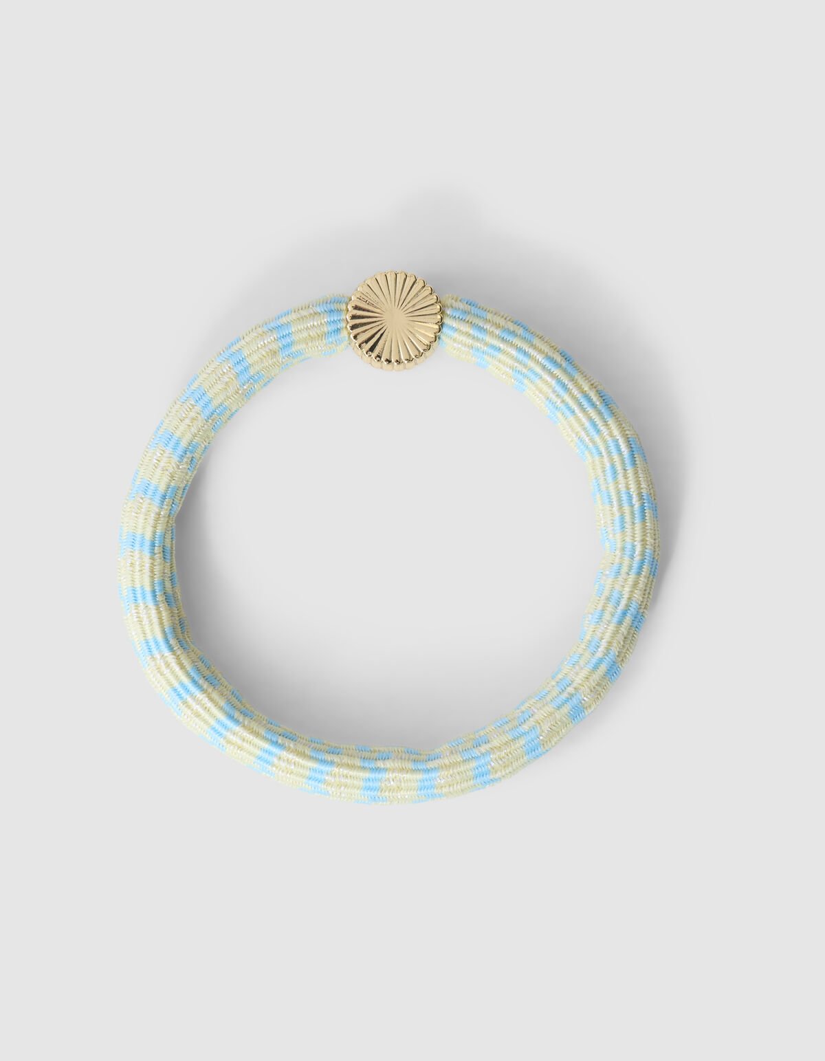 Charm Lurex Haarelastiek Lichtgeel SHOEBY ACCESSOIRES
