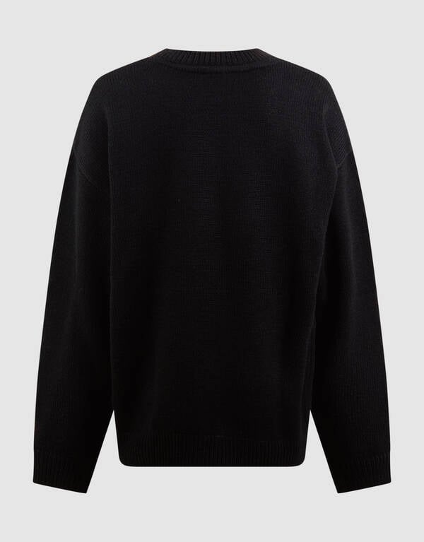 Endless Gebreide Trui Zwart SHOEBY BOYS