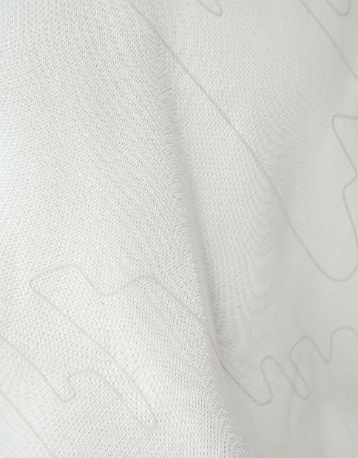 Flock Print Sweater Lichtgrijs SHOEBY MEN