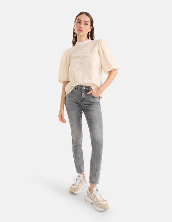 Skinny Denim Jeans L28 Grijs SHOEBY WOMEN