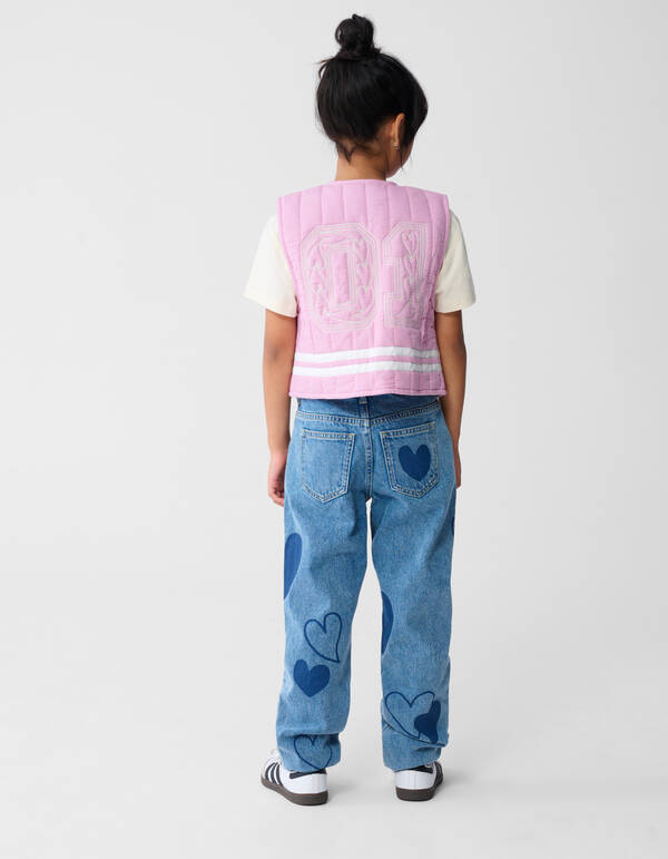 Embroidery Gilet Lichtroze SHOEBY GIRLS