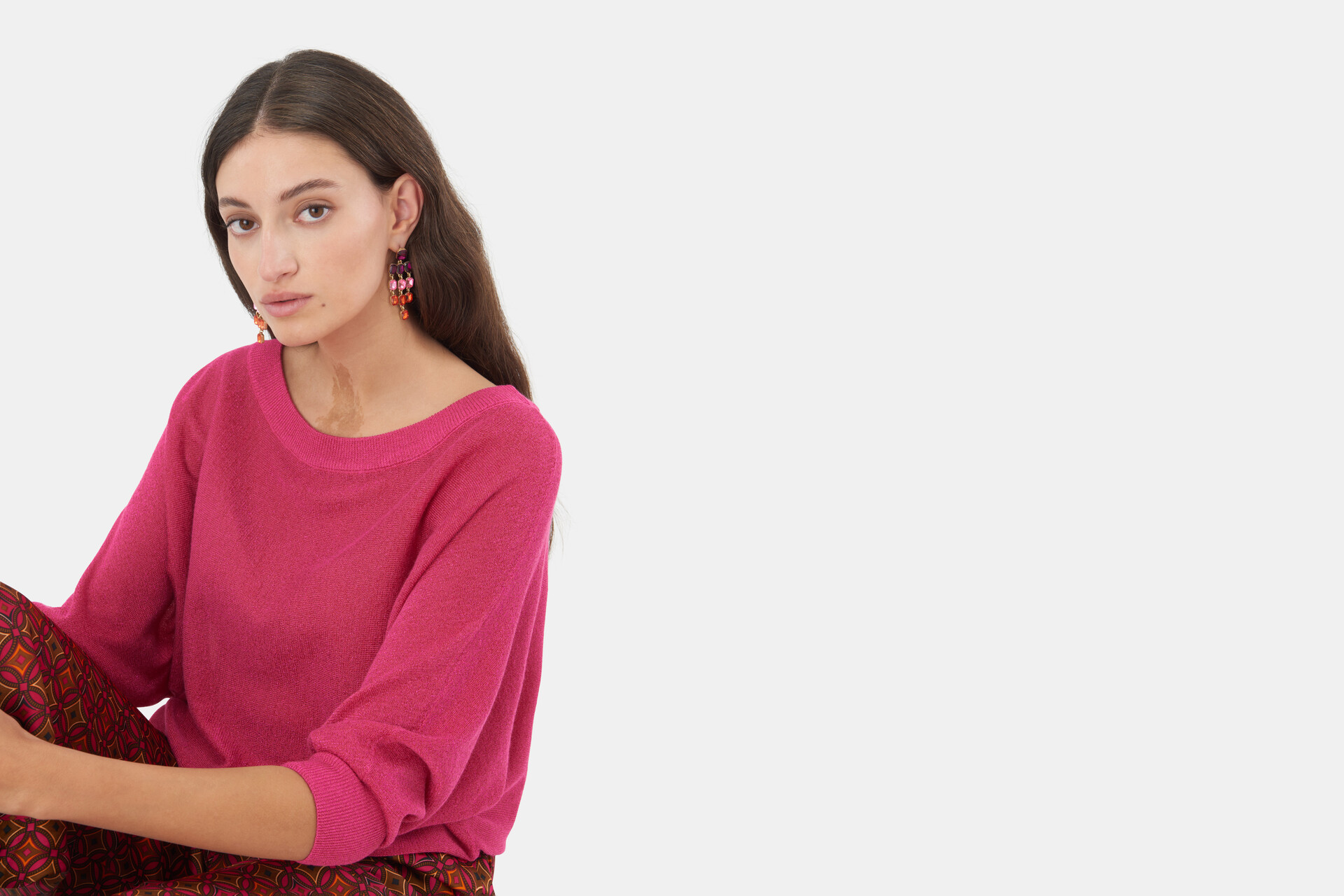 Glitter Batwing Trui