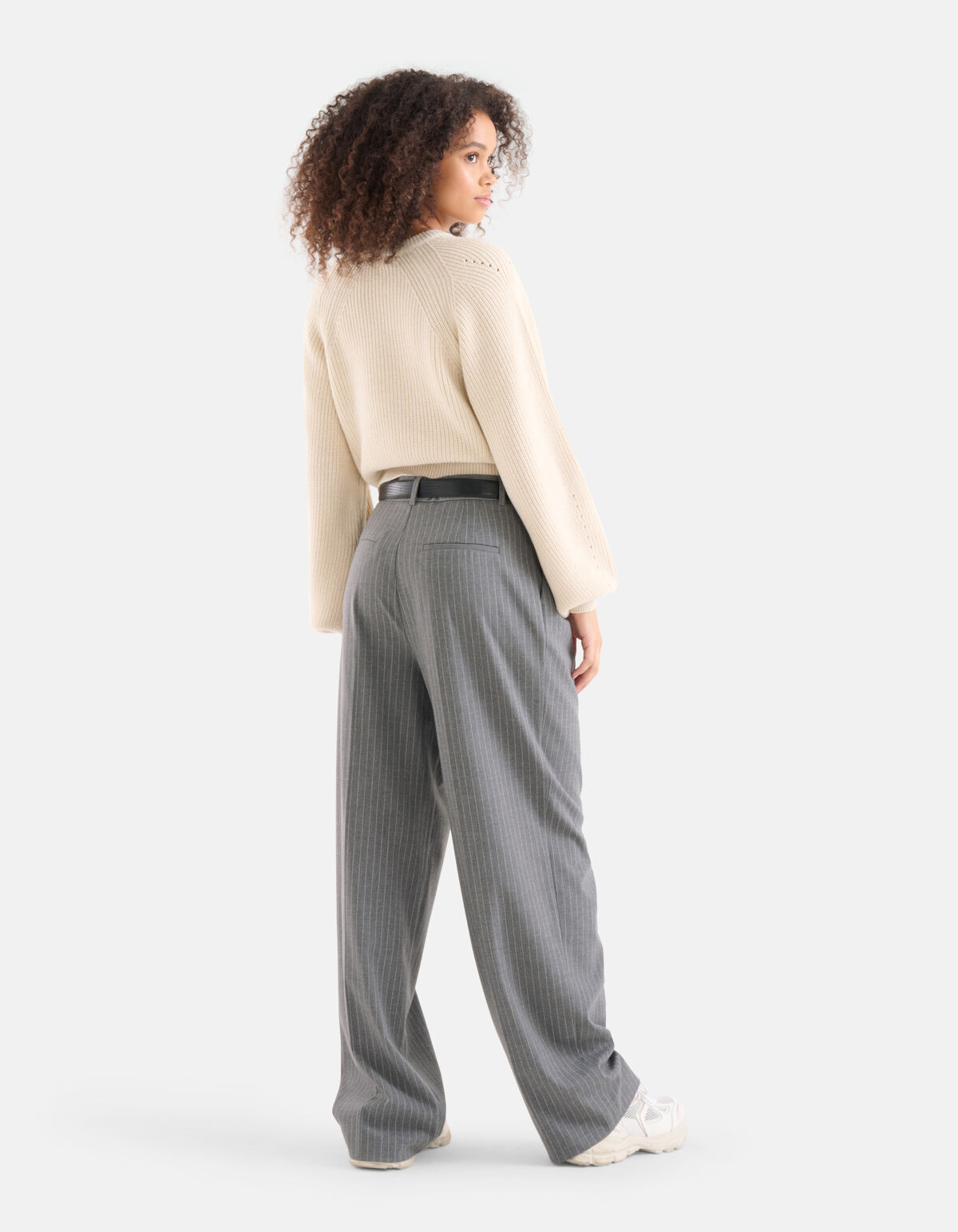 Cut Out Trui Gebroken Wit SHOEBY WOMEN