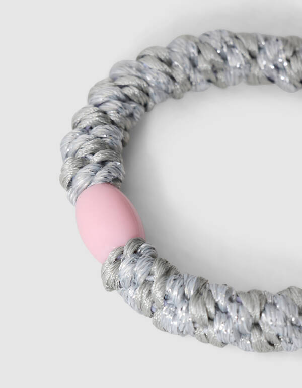 Lurex Haarelastiek Grijs SHOEBY ACCESSOIRES