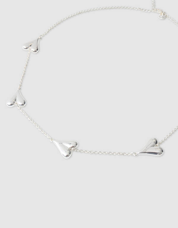 Heart Ketting Zilver SHOEBY ACCESSOIRES