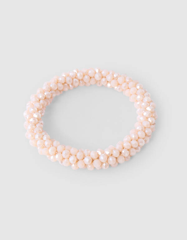 Beaded Armband Gebroken Wit SHOEBY ACCESSOIRES