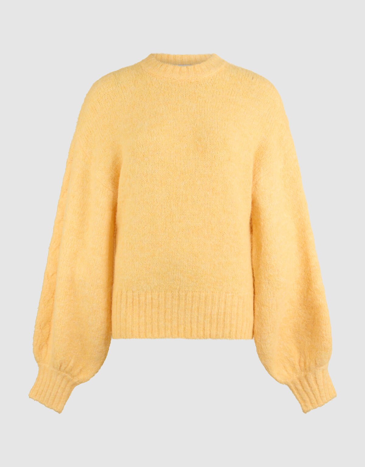 Harige Oversized Trui Geel SHOEBY WOMEN