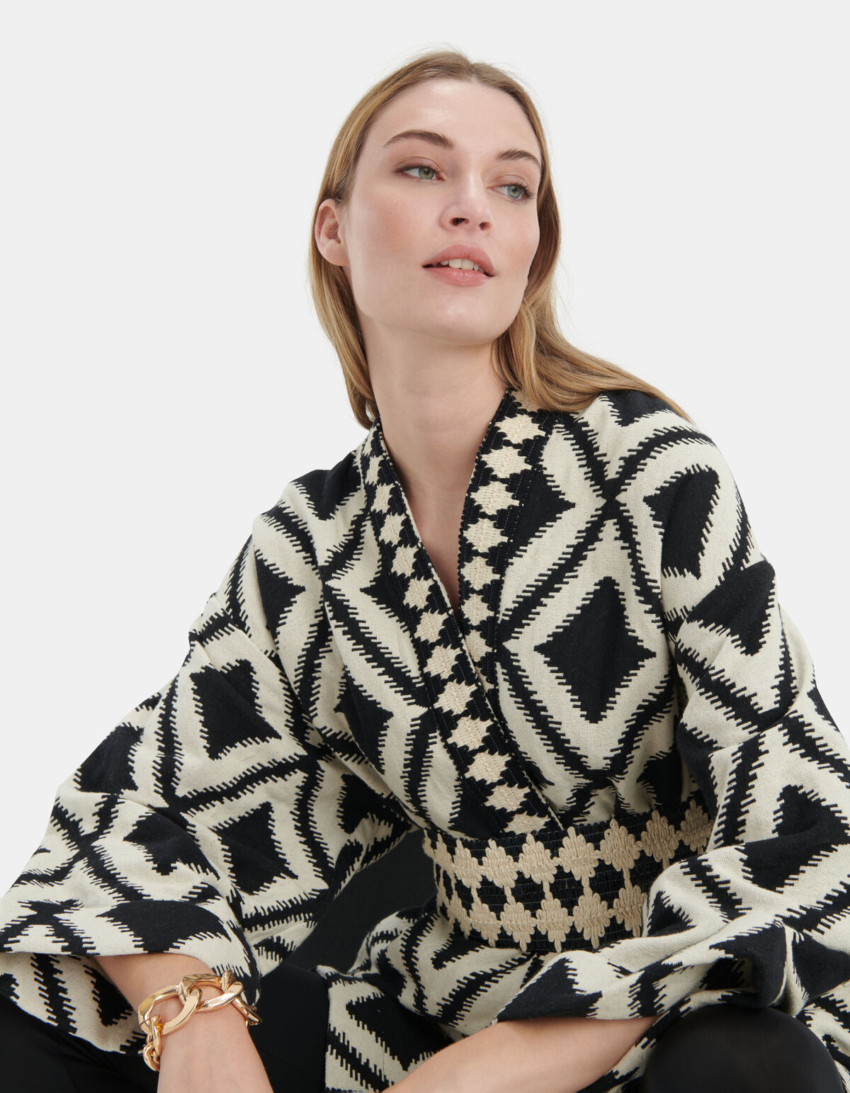 Jacquard Kimono EKSEPT