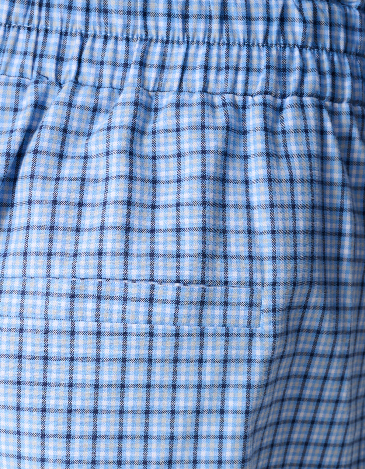 Kanten Ruiten Short Blauw SHOEBY WOMEN