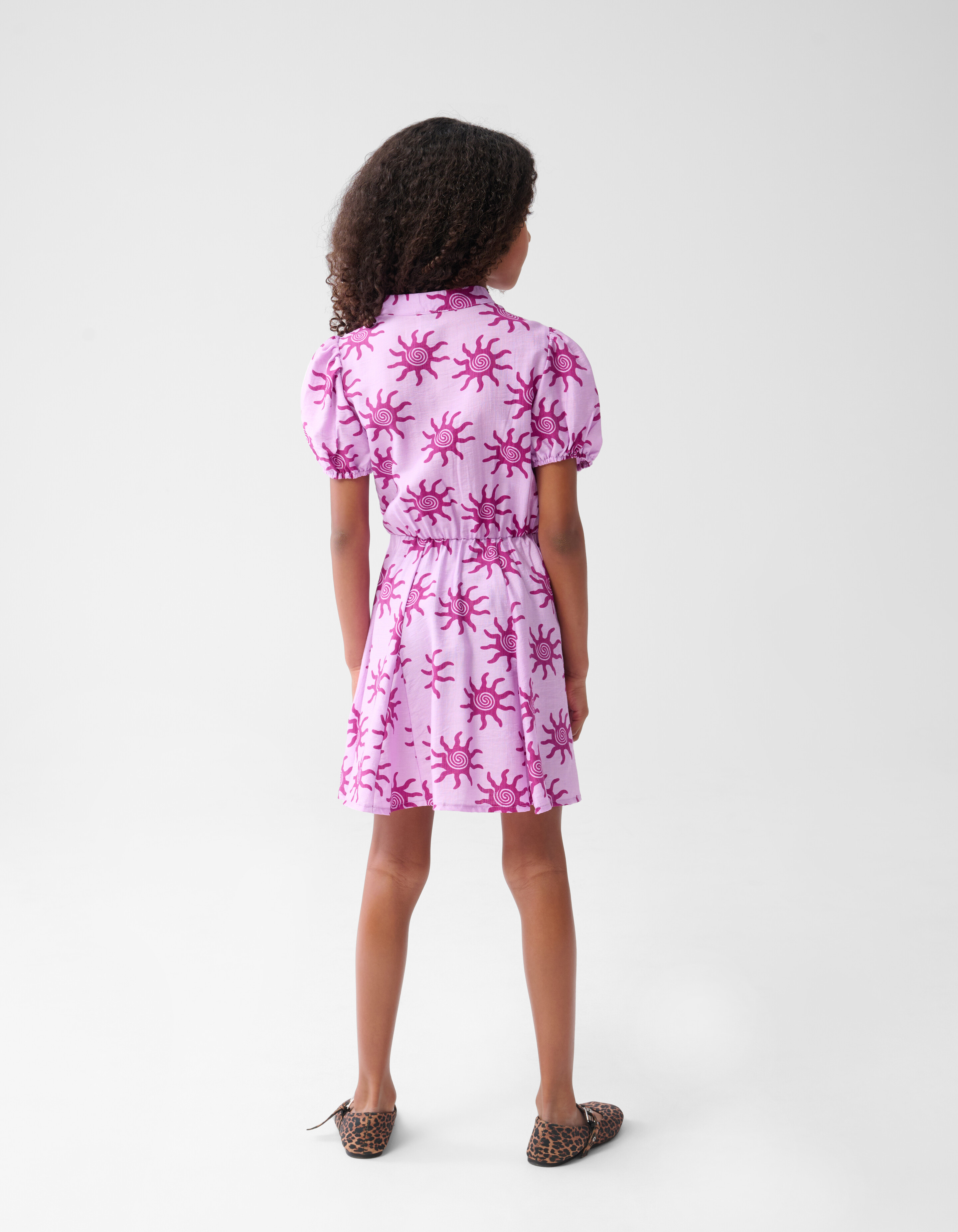 Printed Jurk Lichtroze SHOEBY GIRLS