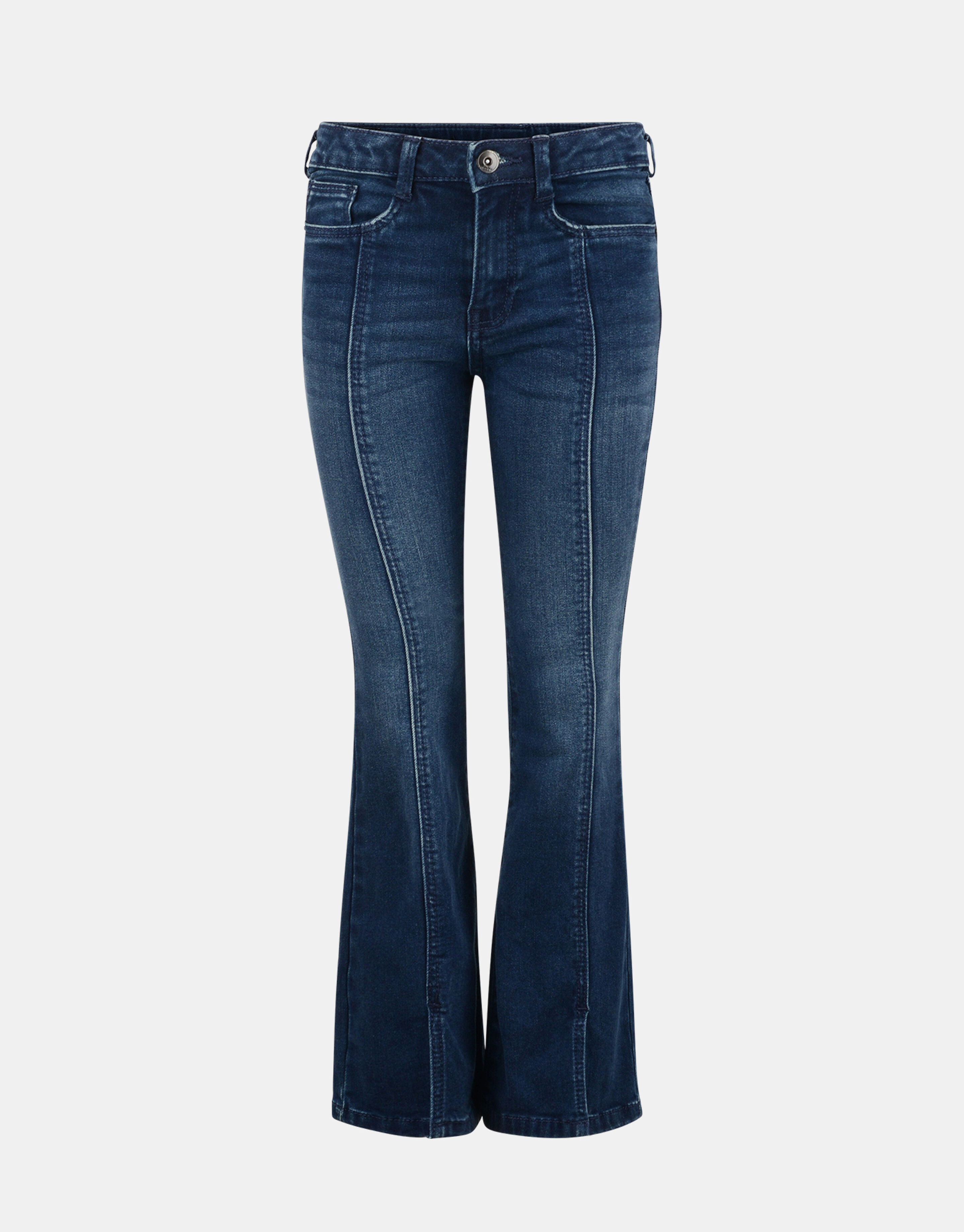 Flared Jeans Donkerblauw Jill&Mitch