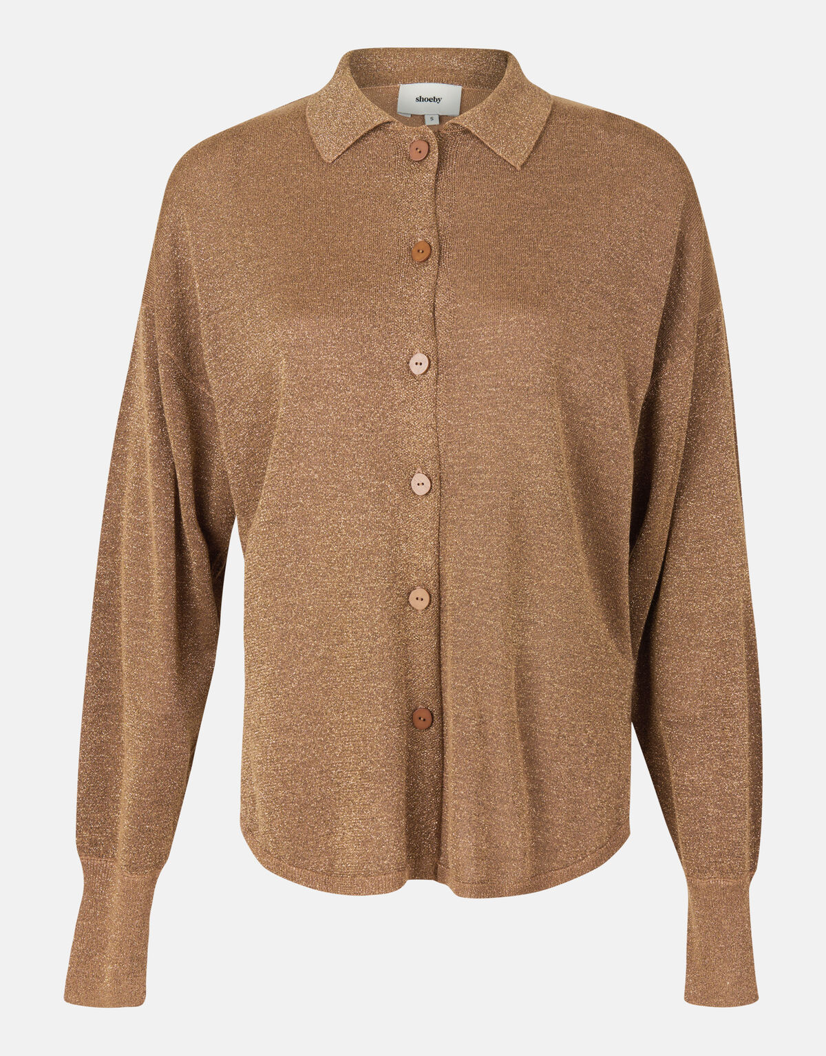 Glitter Blouse Bruin SHOEBY WOMEN