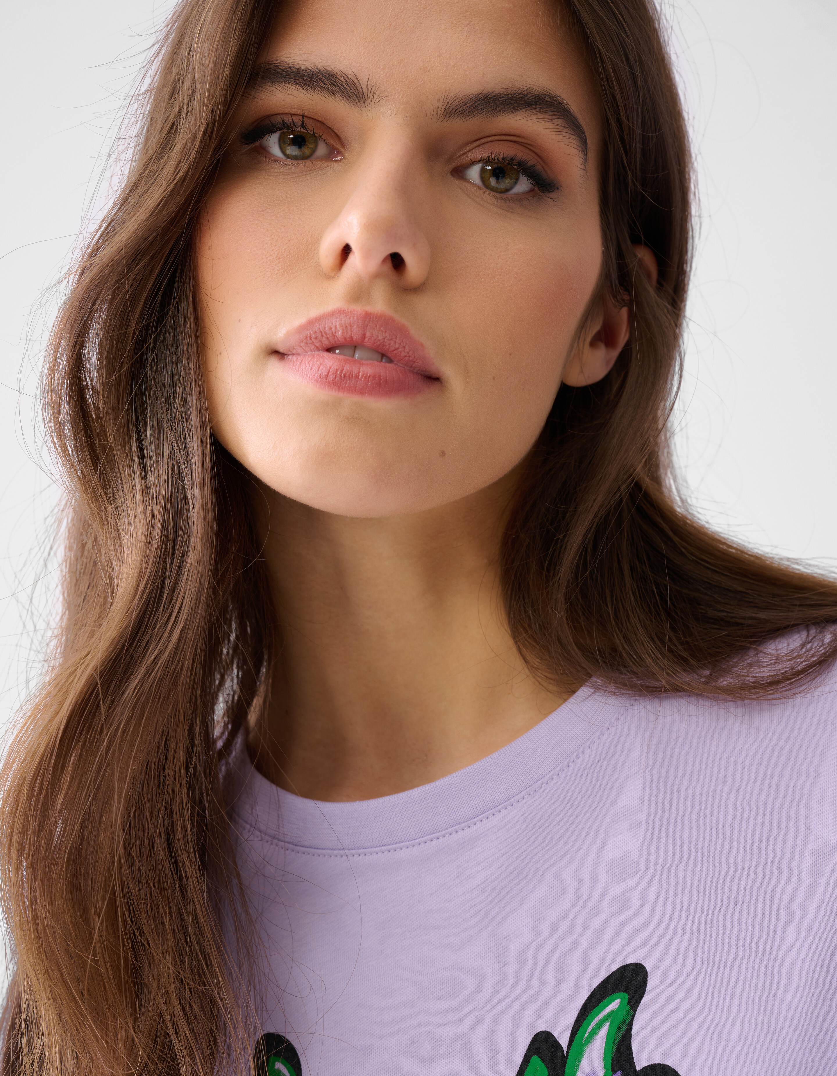 Artwork T-shirt Lichtpaars SHOEBY WOMEN