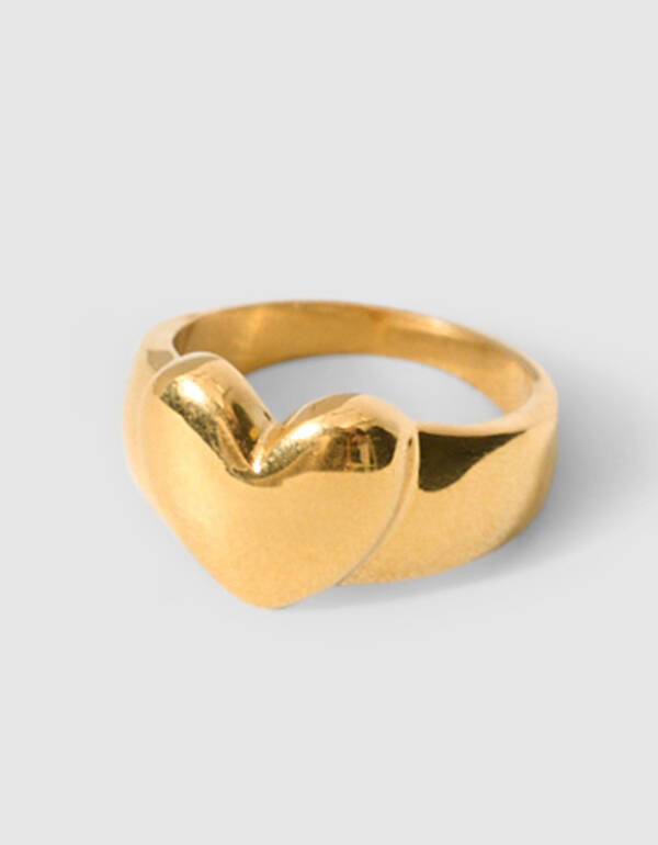 Heart Ring Goud SHOEBY ACCESSOIRES