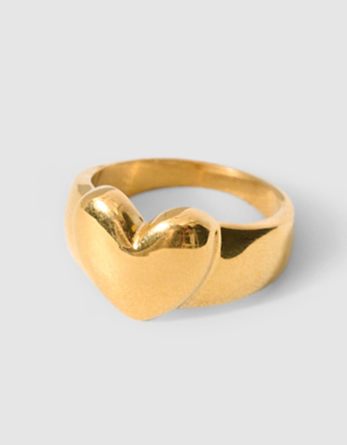Heart Ring Goud SHOEBY ACCESSOIRES