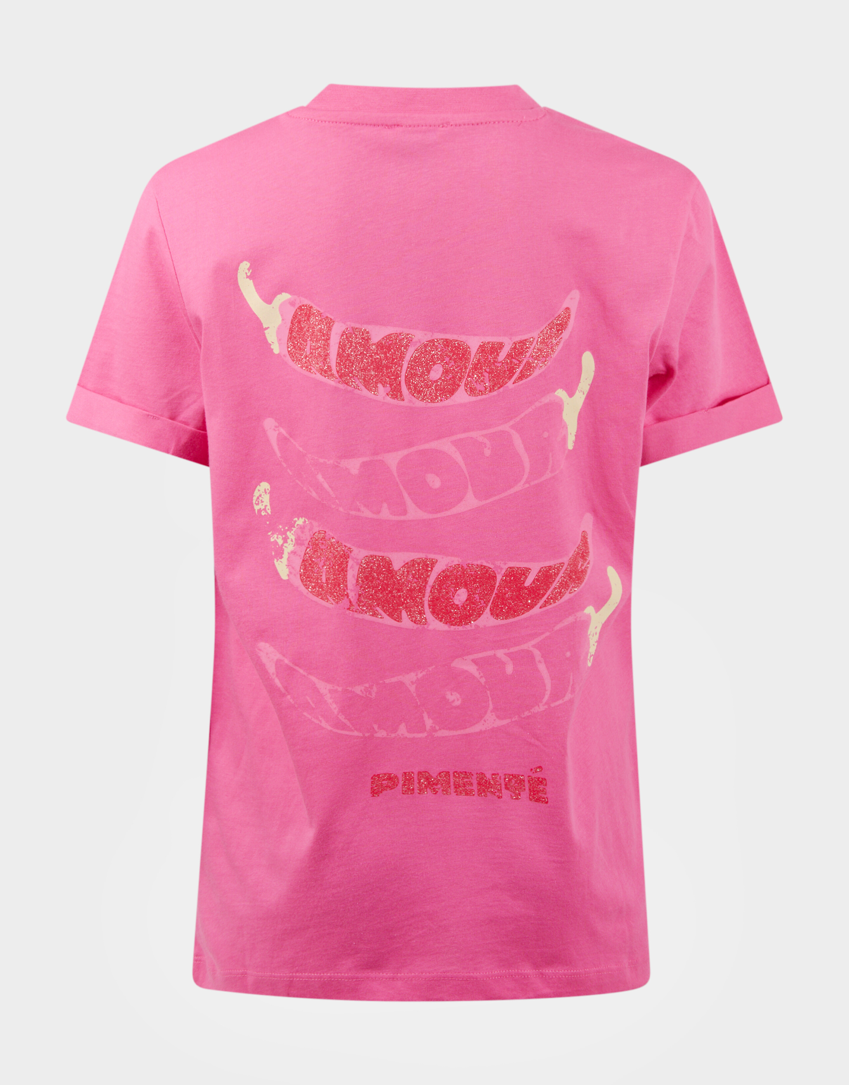Amour Pepper Artwork T-shirt Roze SHOEBY GIRLS