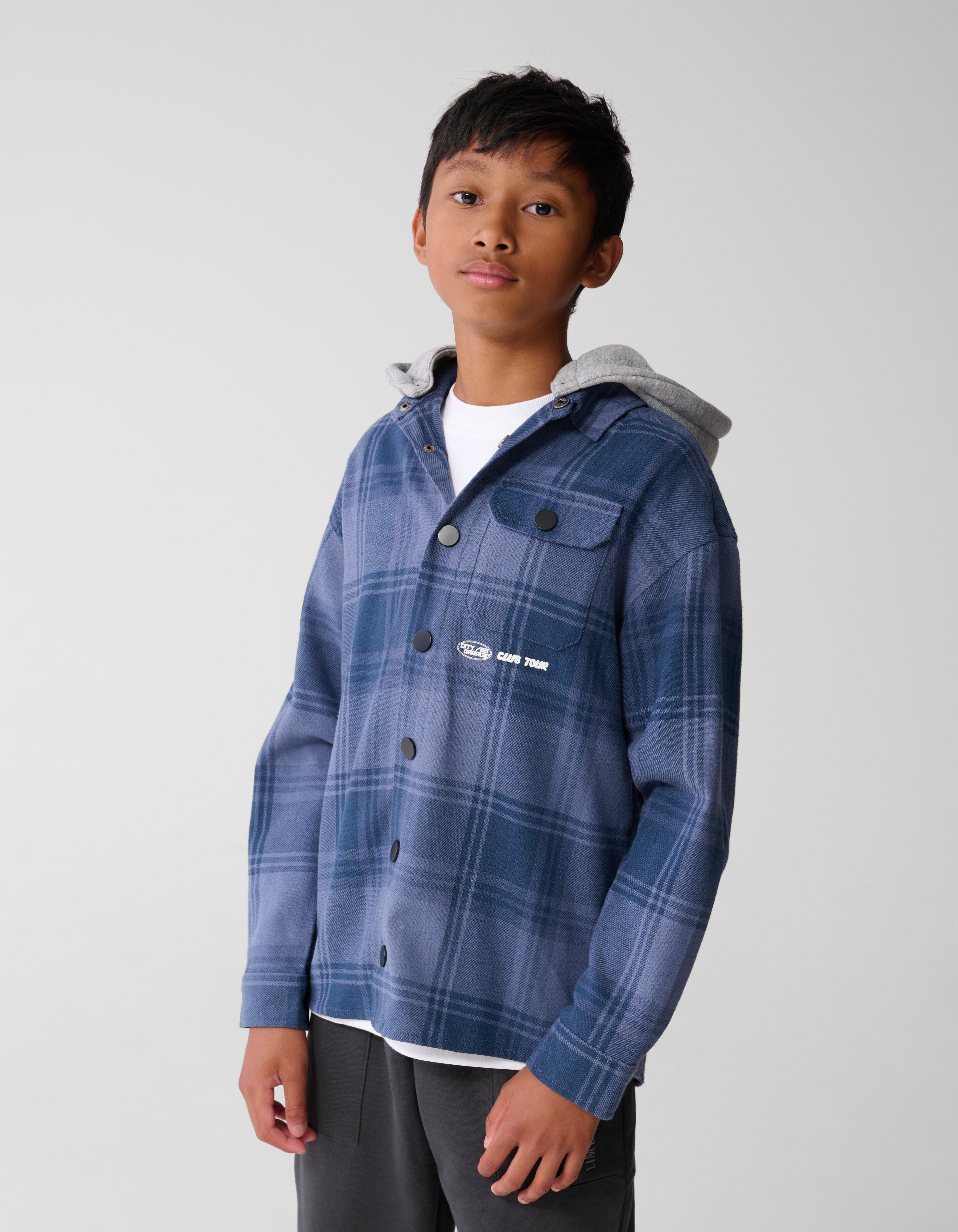 Ruiten Pocket Shirt Blauw SHOEBY BOYS