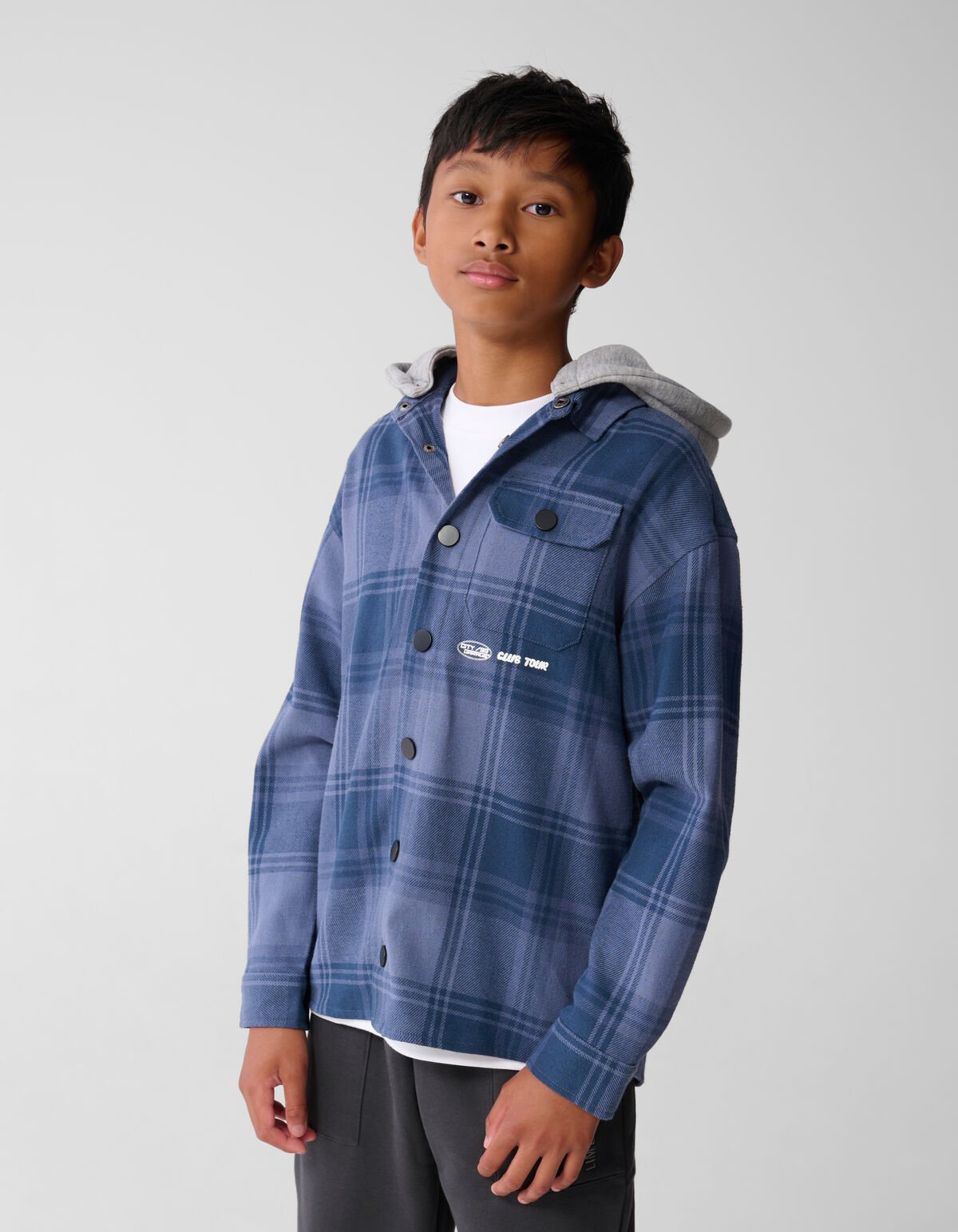 Ruiten Pocket Shirt Blauw SHOEBY BOYS