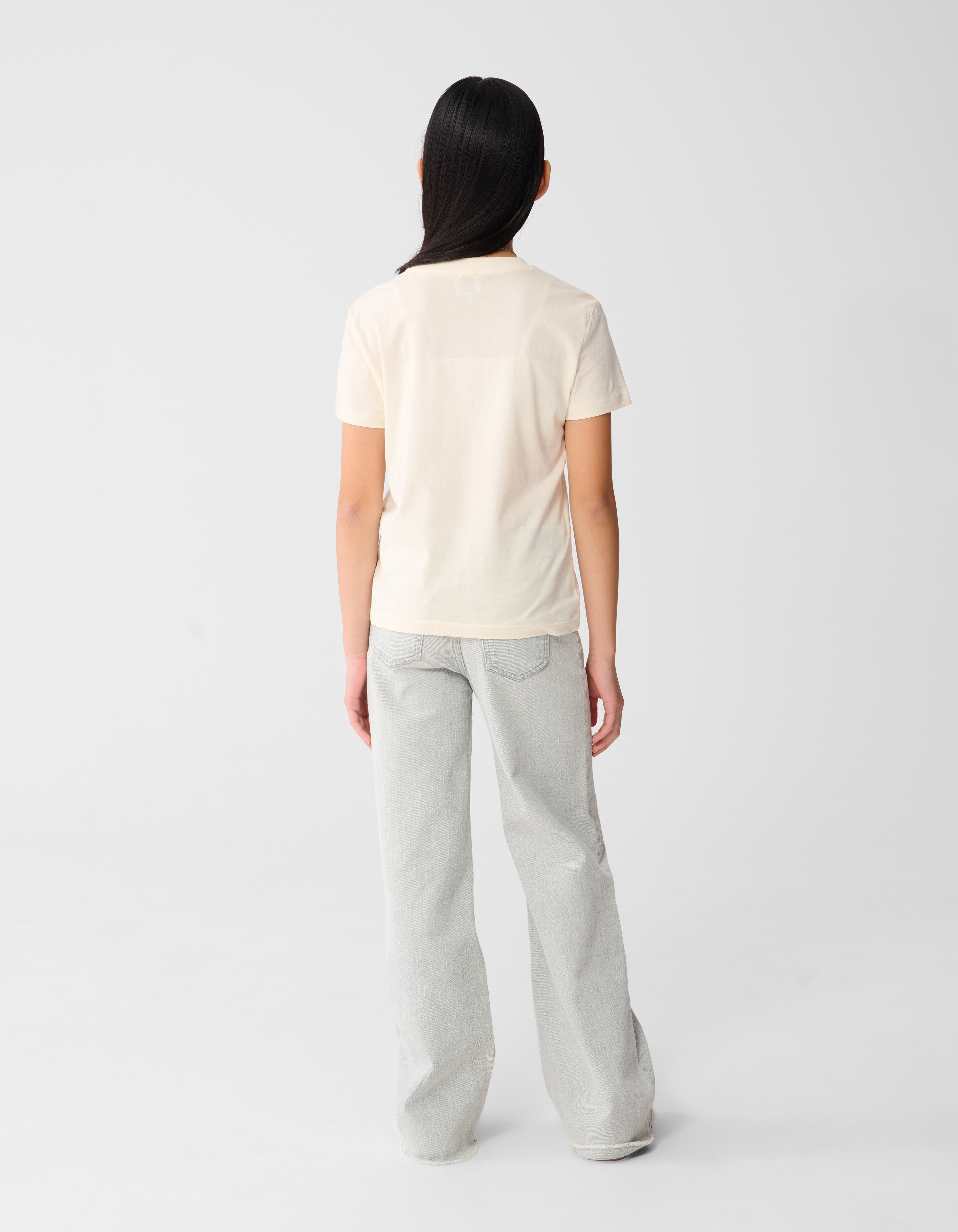 Heart Racket Artwork T-shirt Gebroken Wit SHOEBY GIRLS