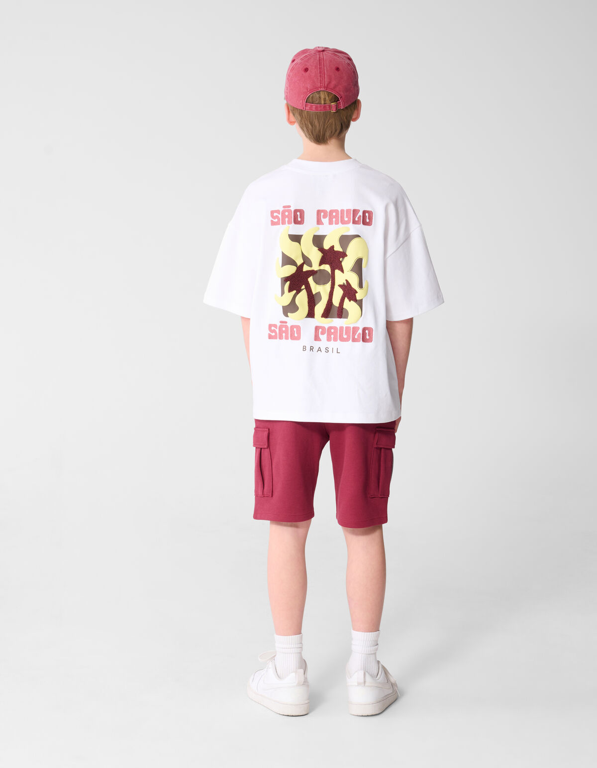 Sao Paolo Artwork T-shirt Wit SHOEBY BOYS