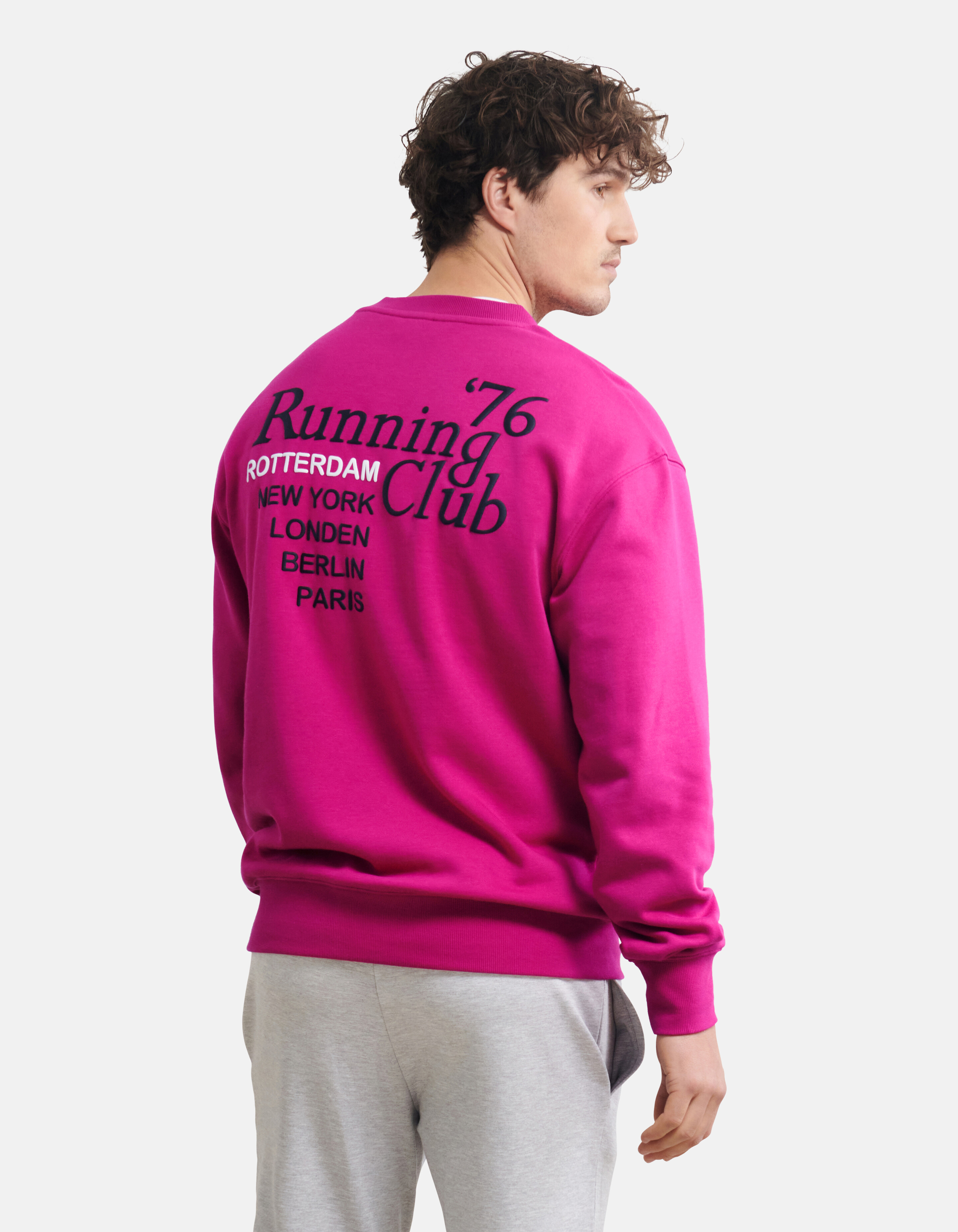 Sweater Donkerroze SHOEBY MEN