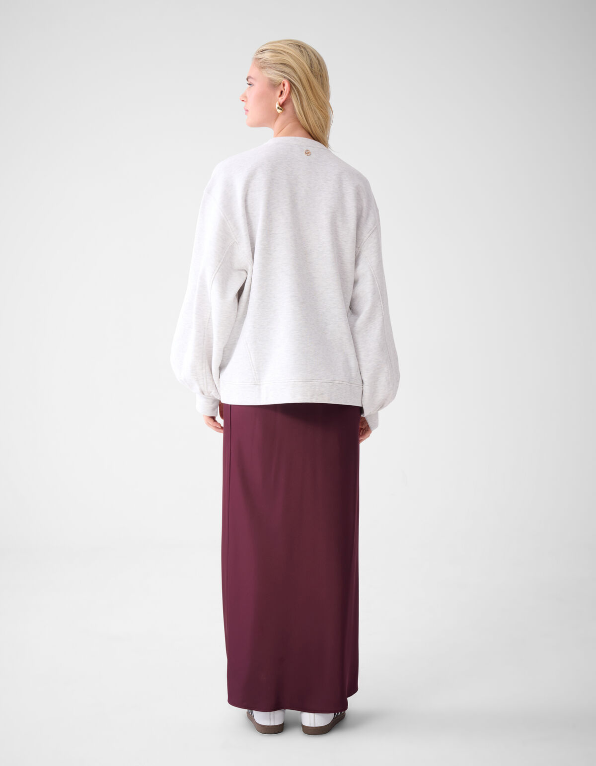 Poff Sleeve Sweater Grijs By Lonneke SHOEBY WOMEN