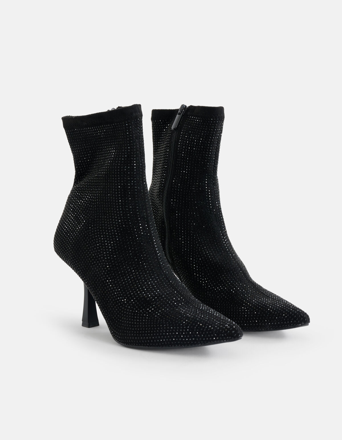 Strass Enkellaars Zwart SHOEBY SHOES