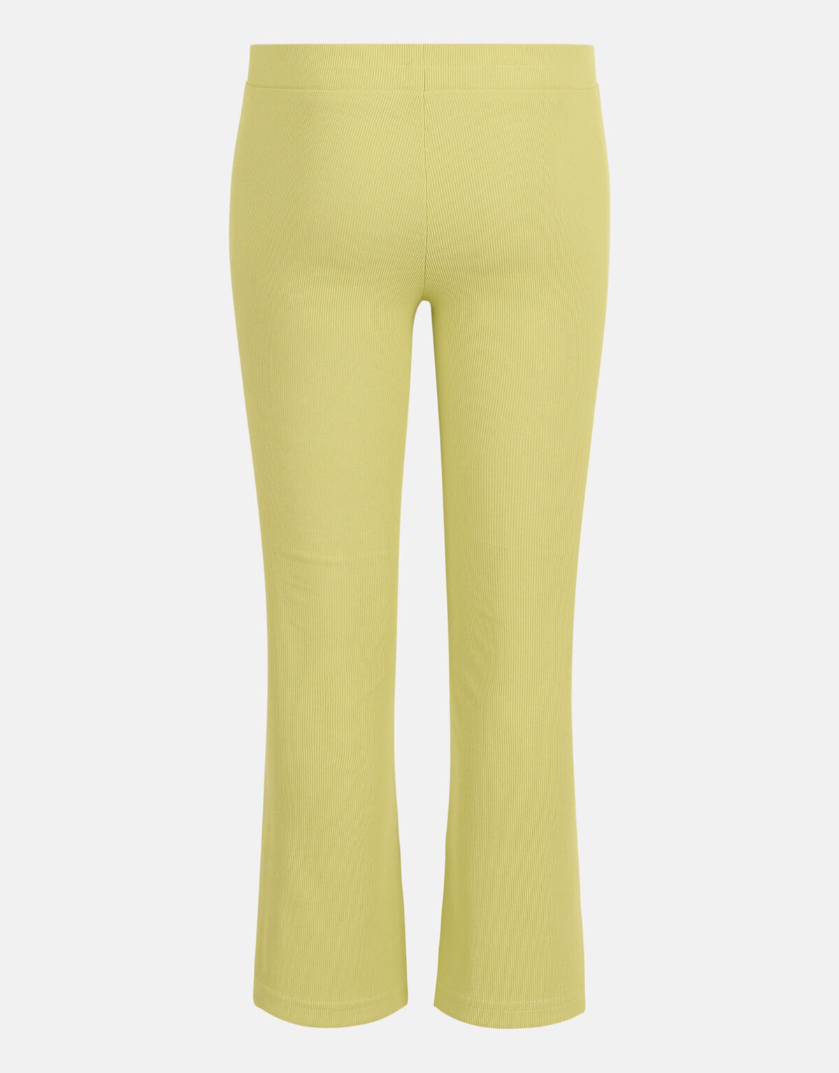 Rib Flared Legging Groen SHOEBY GIRLS