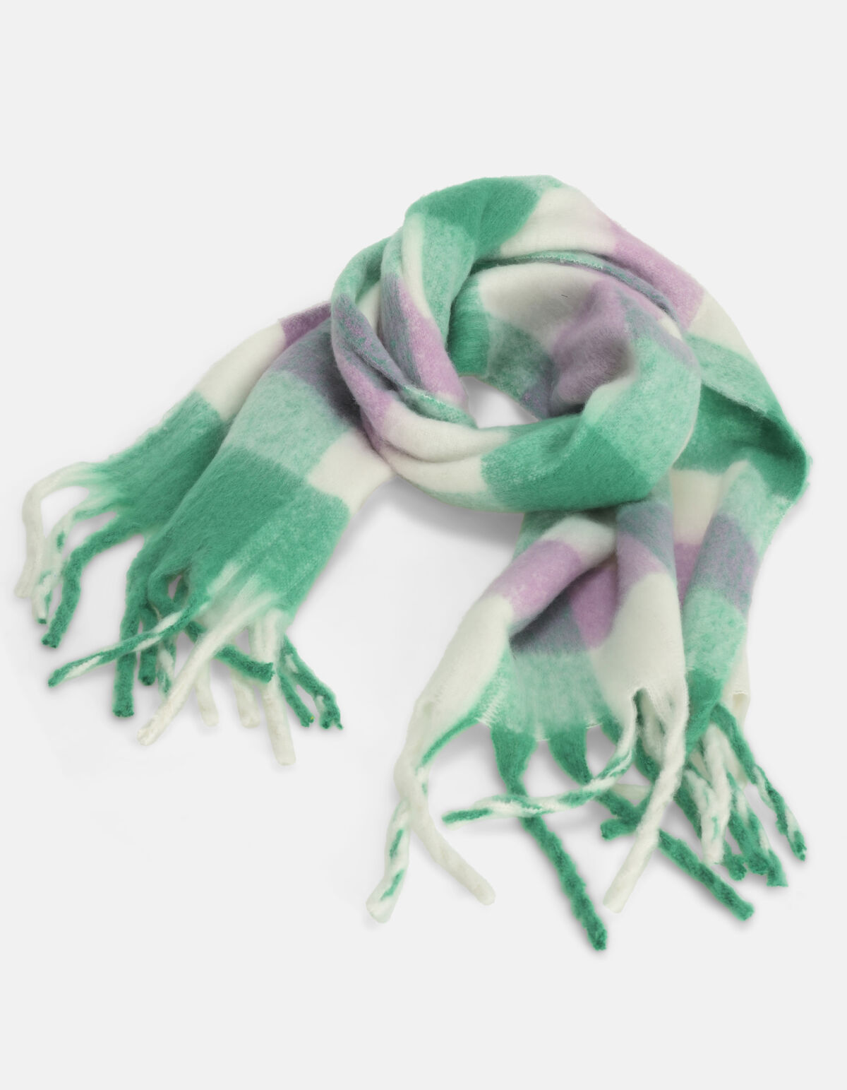 Groene Geblokte Sjaal SHOEBY ACCESSOIRES