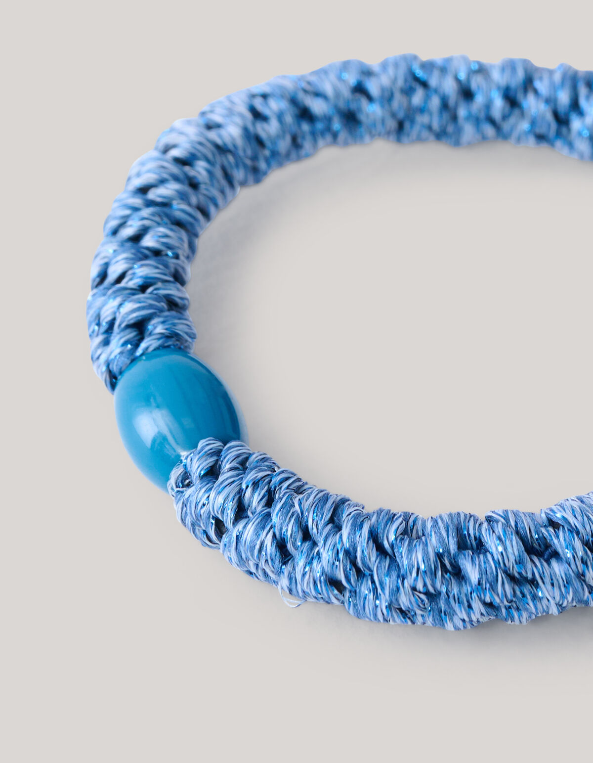 Lurex Haarelastiek Blauw SHOEBY ACCESSOIRES