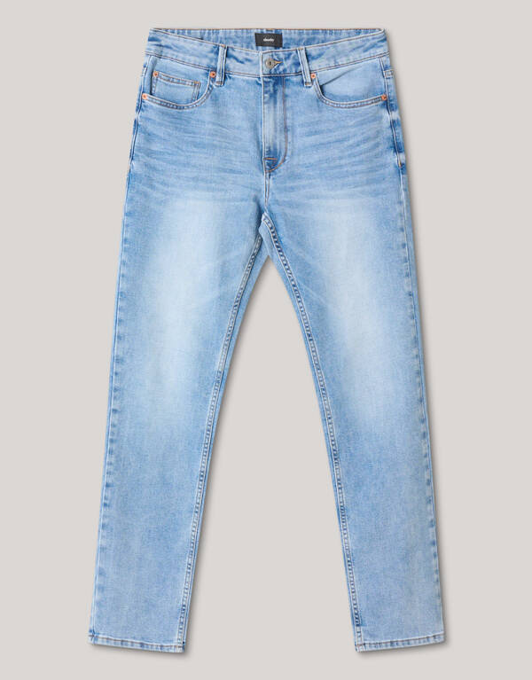 Straight Fit Light Jeans Bleached L32 SHOEBY MEN