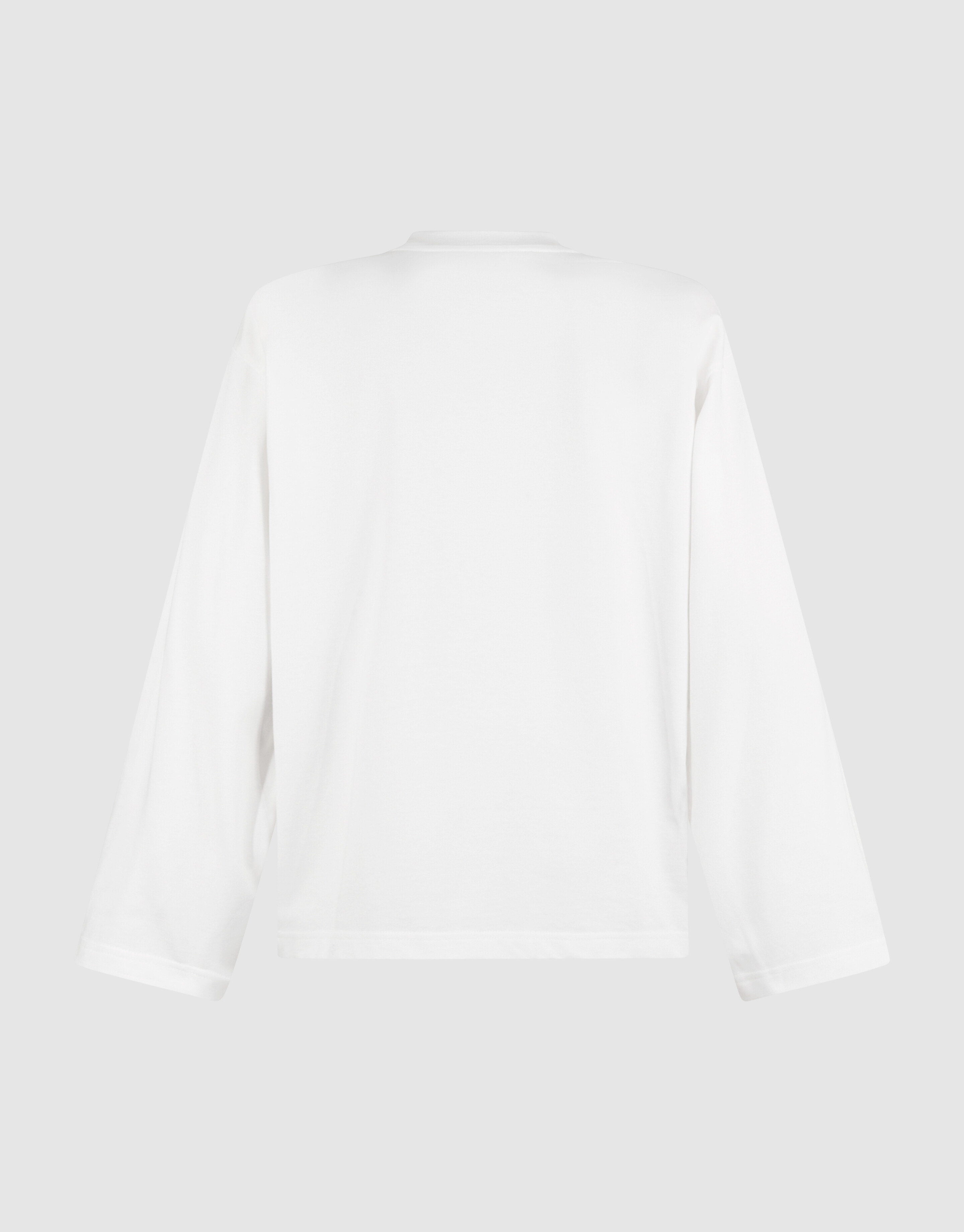 Oversized Longsleeve T-shirt Wit By Monica SHOEBY WOMEN