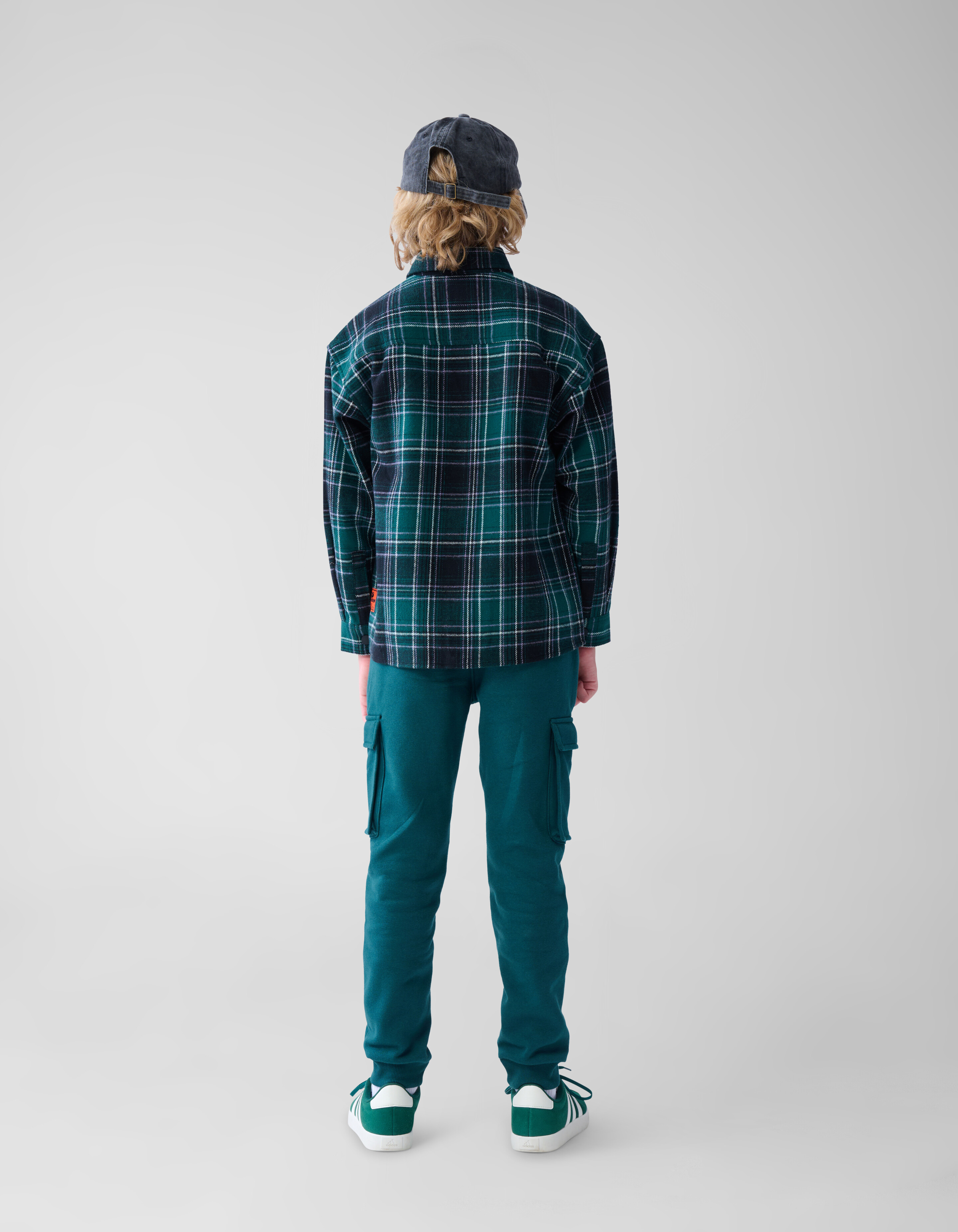 Ruiten Overshirt Groen SHOEBY BOYS