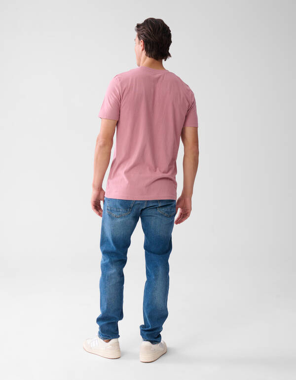 Process T-shirt Roze SHOEBY MEN