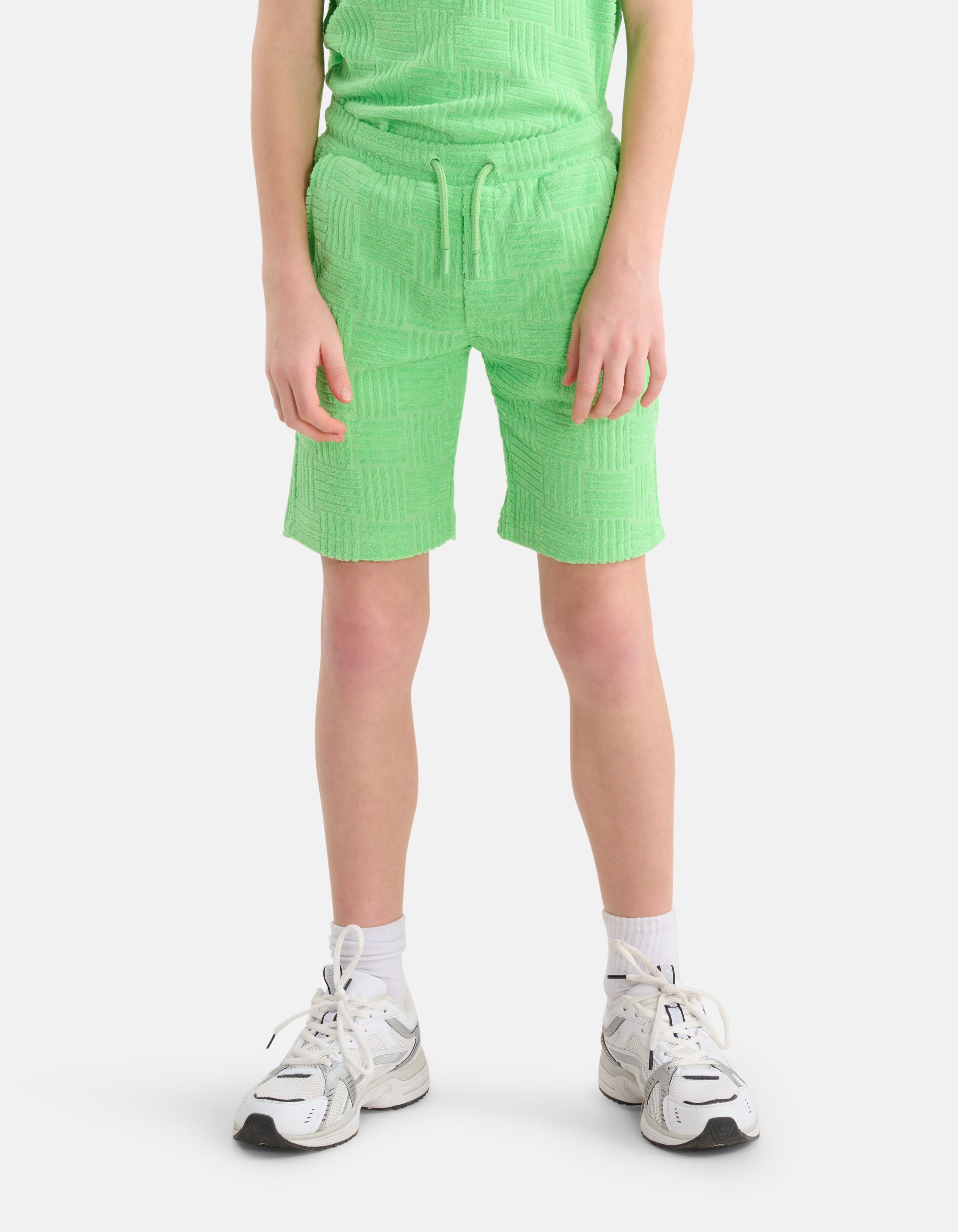 Towelling Short Groen SHOEBY BOYS