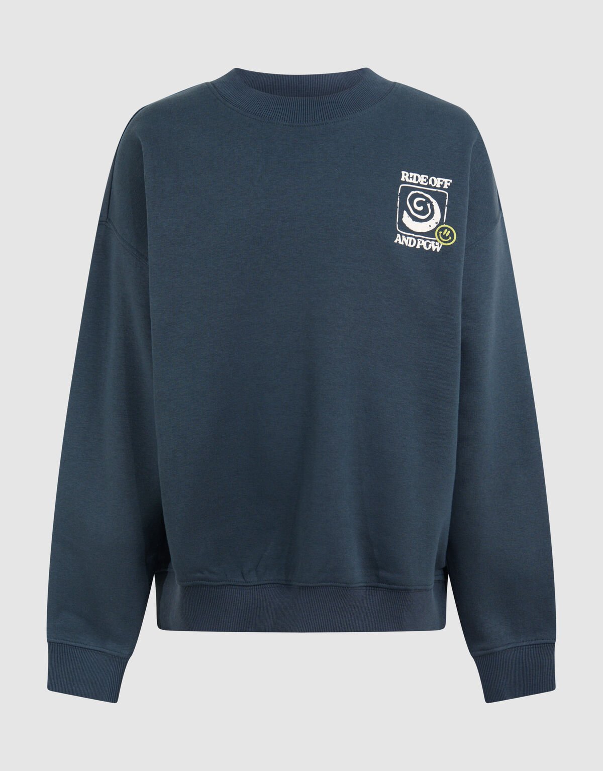 Pow Artwork Sweater Donkergroen SHOEBY BOYS