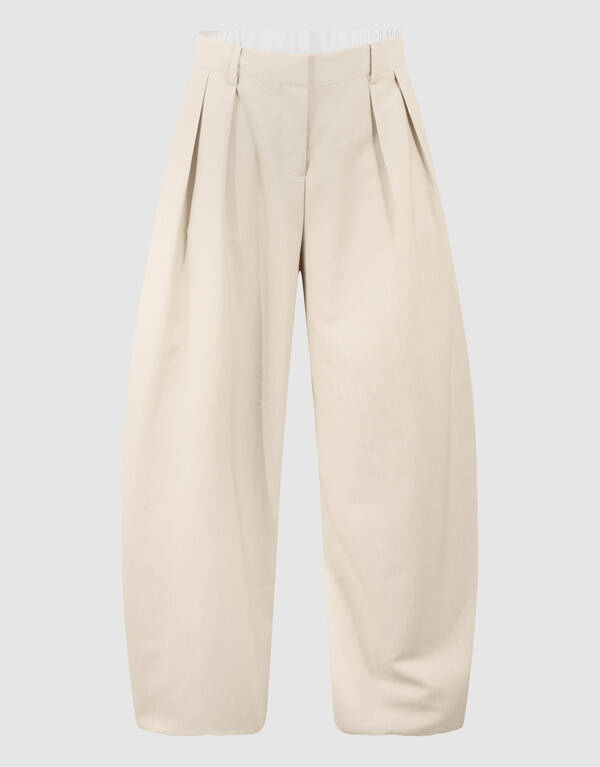 Sporty Broek Zand SHOEBY WOMEN