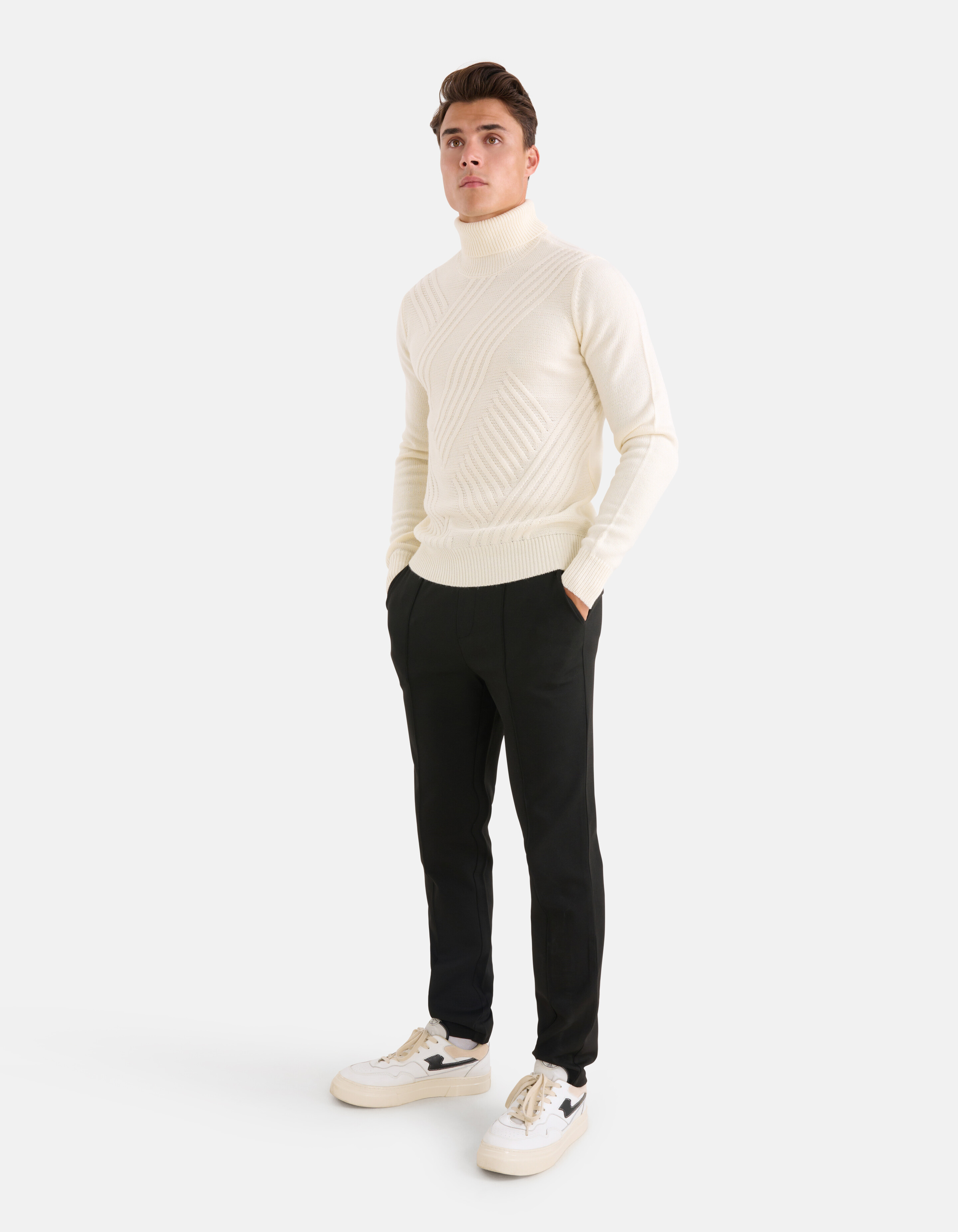 Tricot Broek Zwart SHOEBY MEN