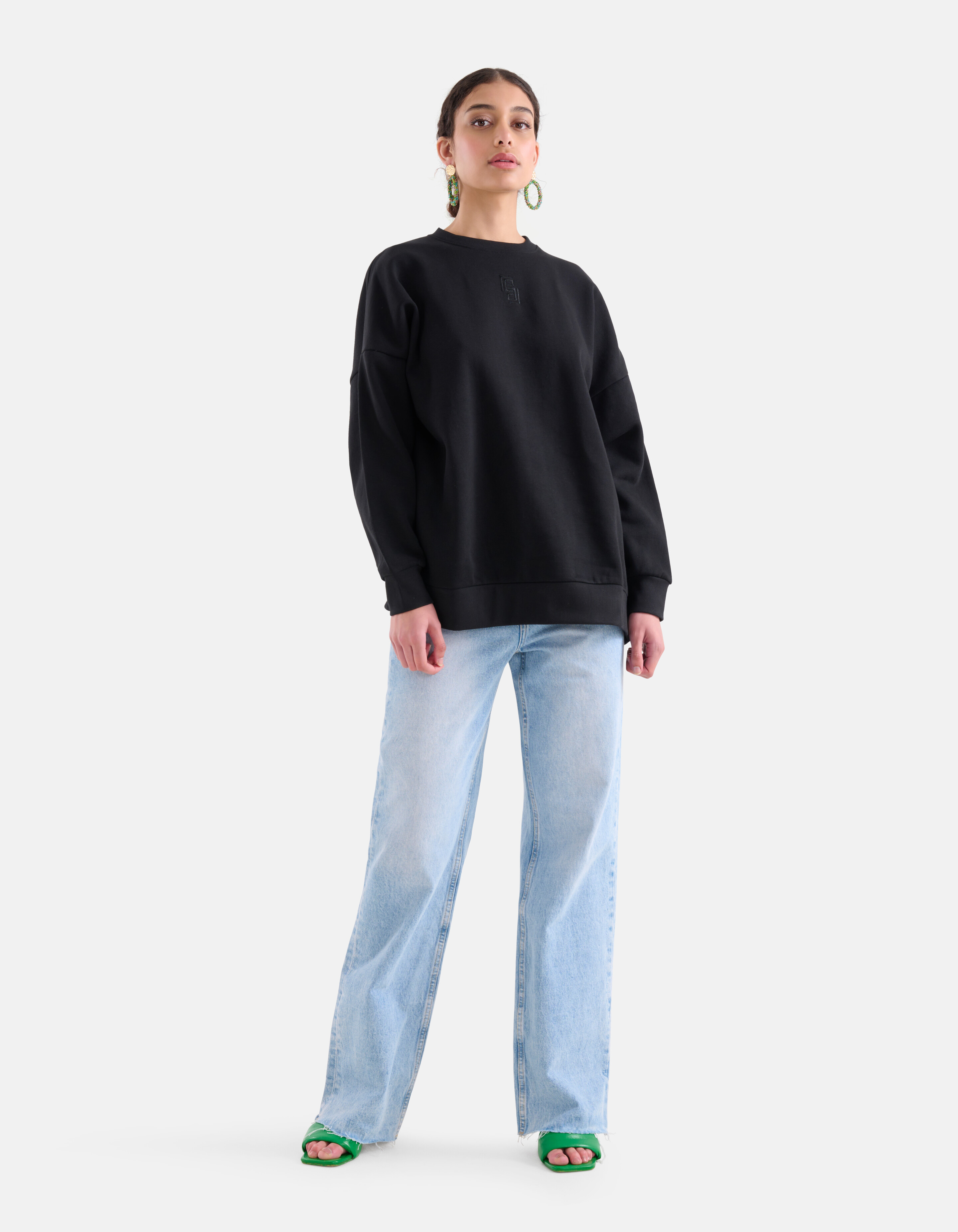 Basis Sweater Zwart SHOEBY WOMEN