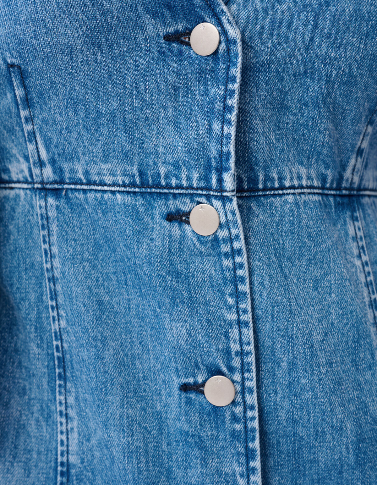 Denim Maxi Jurk Mediumstone SHOEBY WOMEN