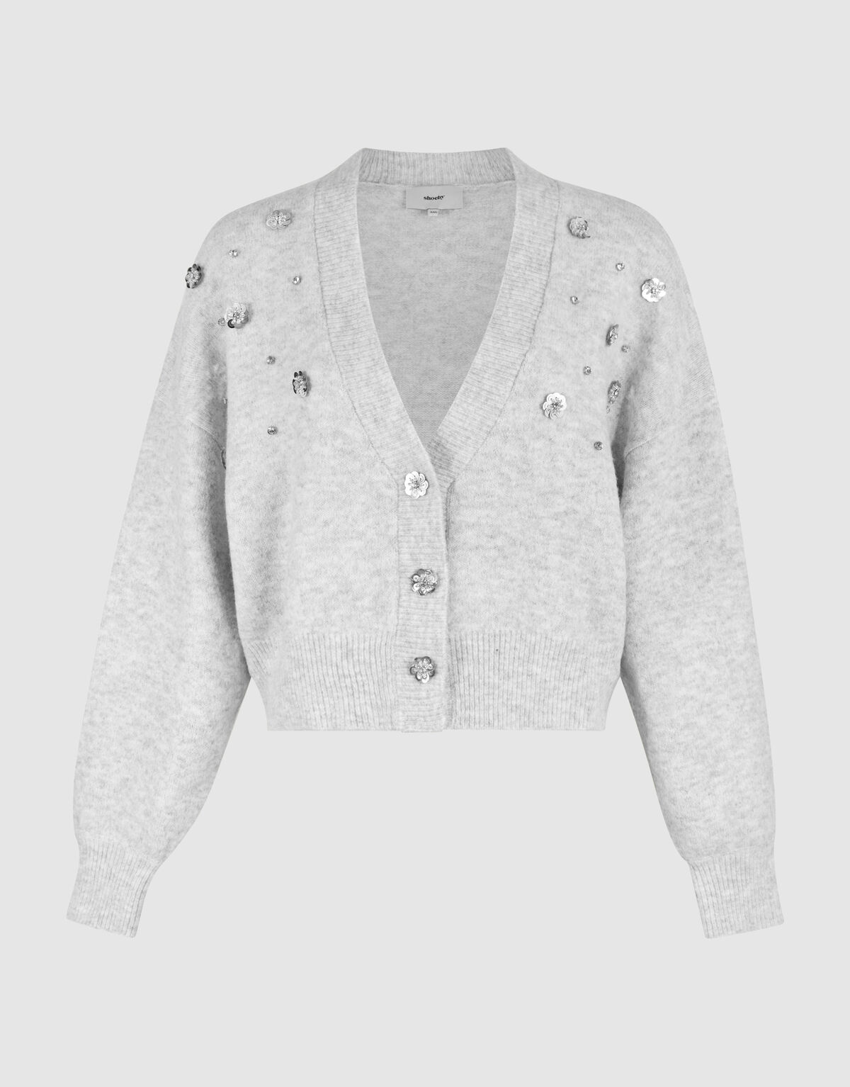 Strass Vest Grijs SHOEBY WOMEN