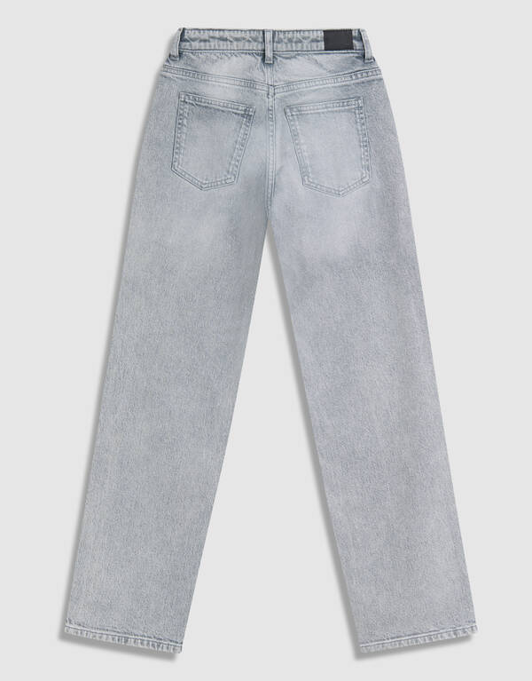 Baggy Fit Jeans Lichtgrijs SHOEBY BOYS