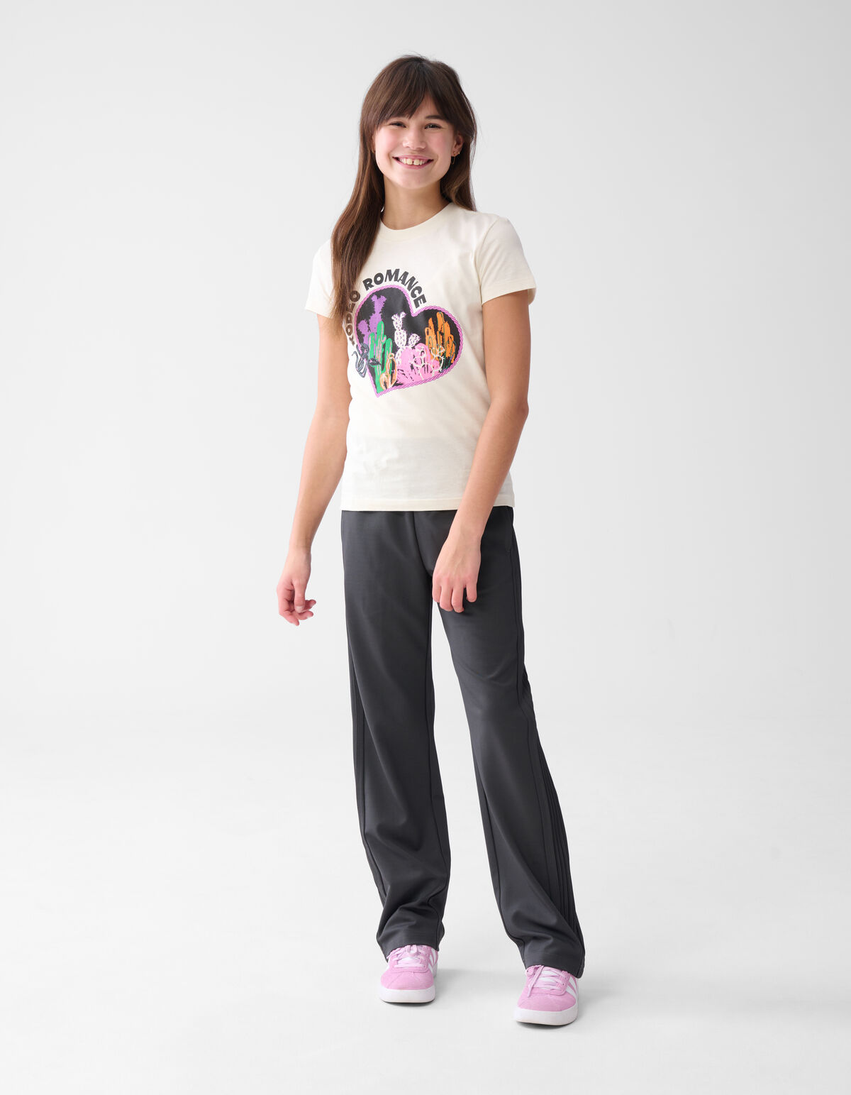 Artwork T-shirt Gebroken Wit SHOEBY GIRLS