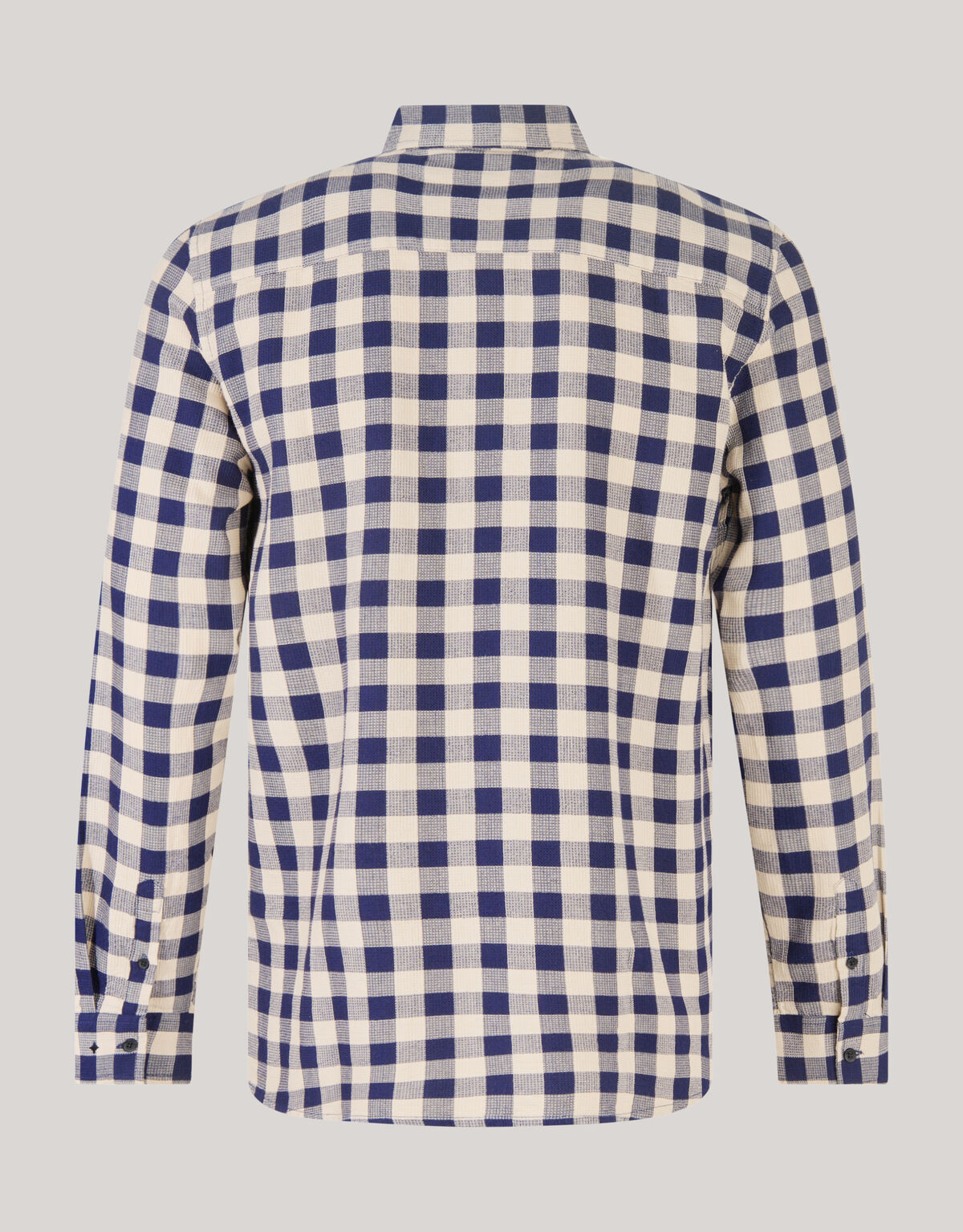 Geblokt Overhemd Donkerblauw SHOEBY MEN
