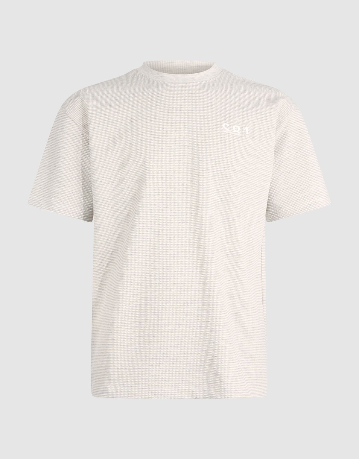 Honeycomb T-shirt Lichtgrijs SHOEBY MEN