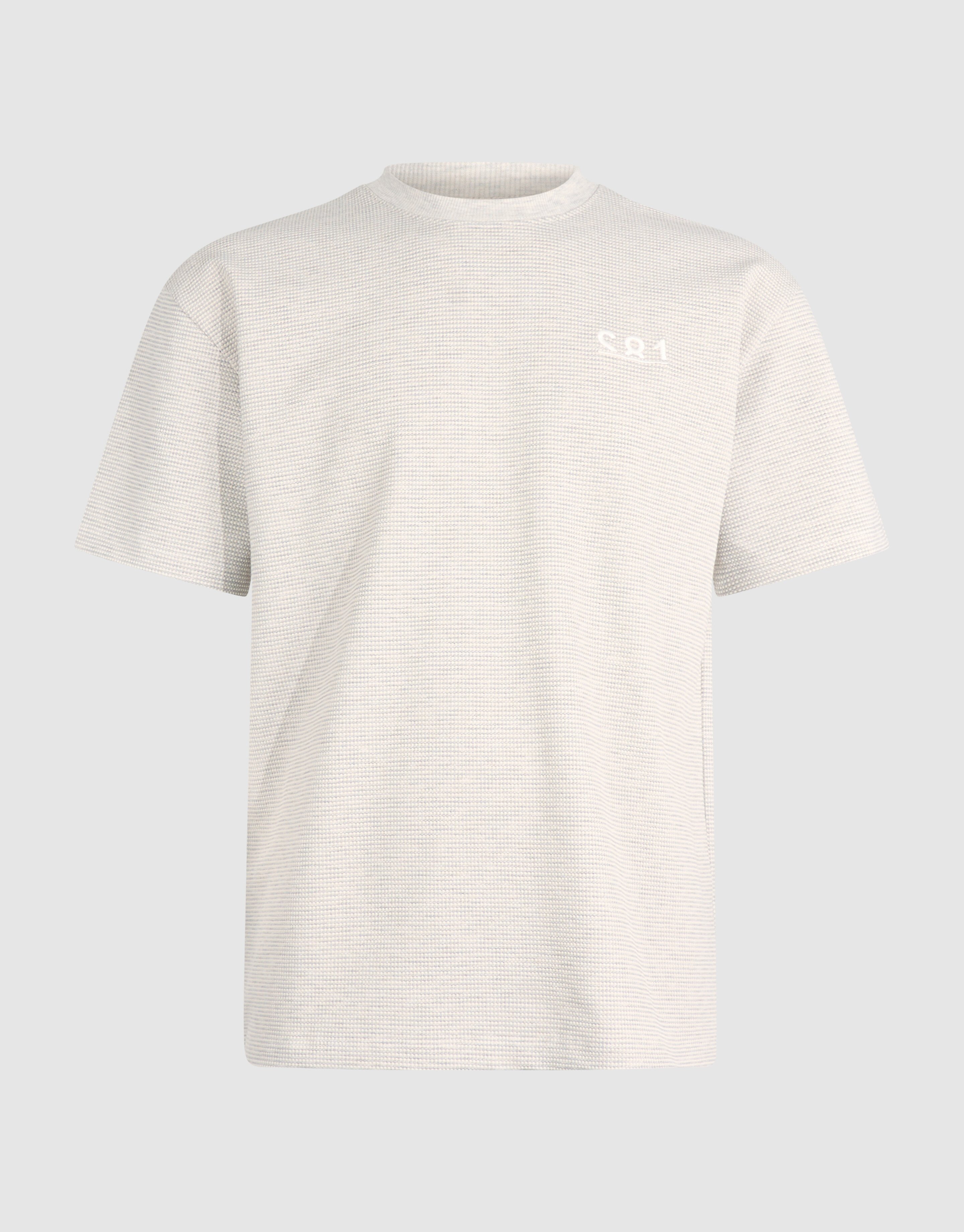 Honeycomb T-shirt Lichtgrijs SHOEBY MEN