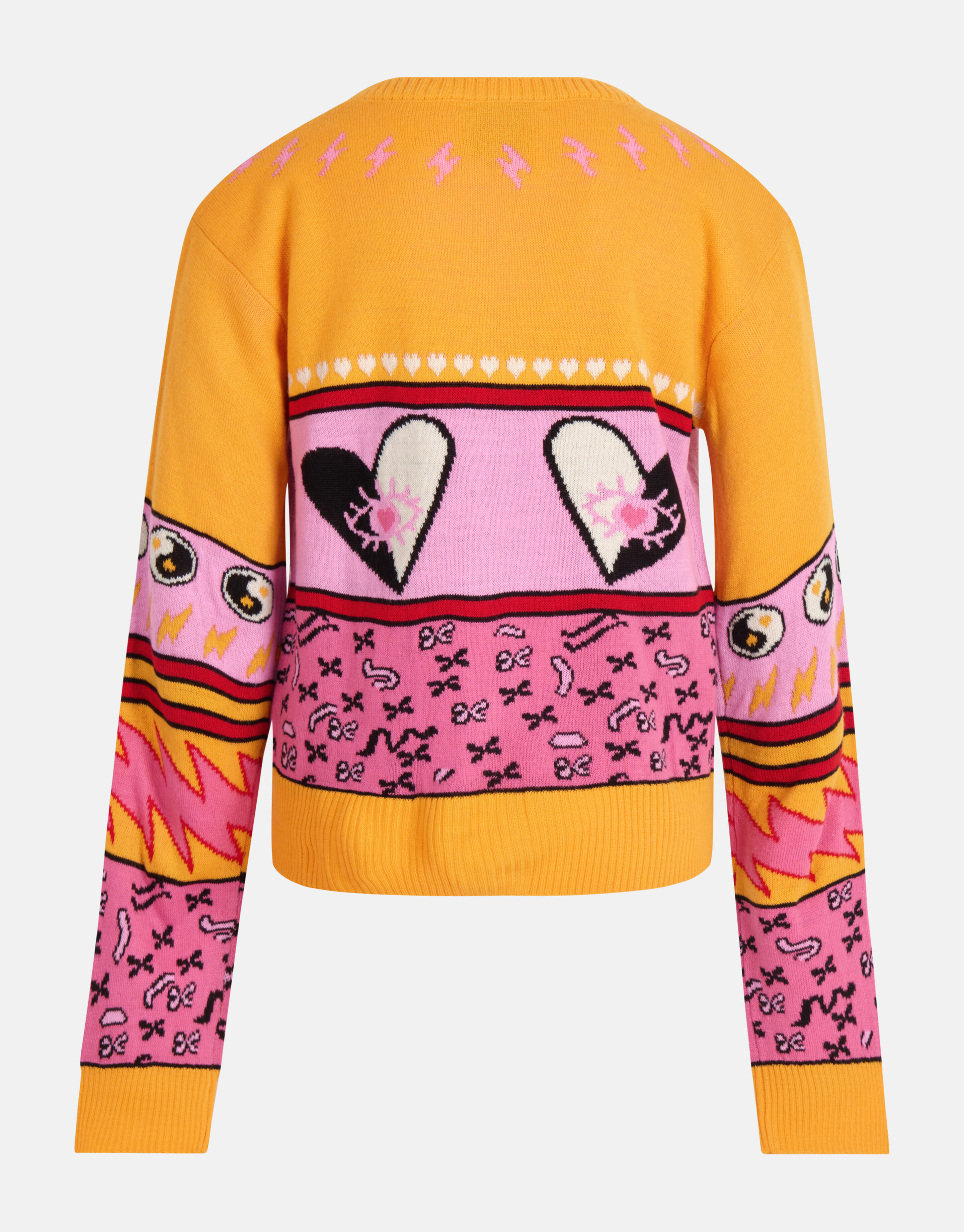 Grafisch Vest Oranje SHOEBY GIRLS